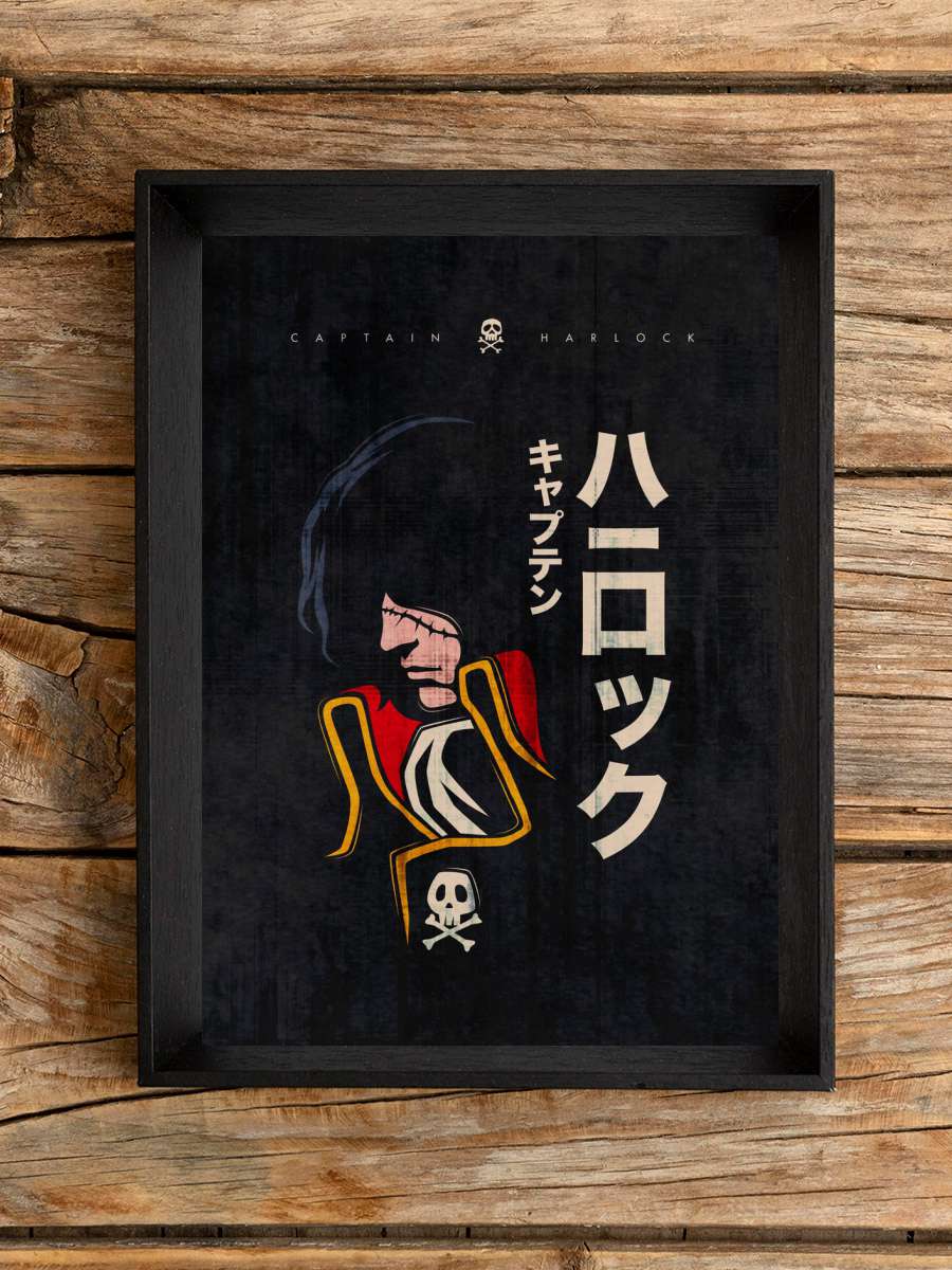 045 Harlock Jap Anime Poster Çerçevesiz Yüksek Kalite Anime Duvar Poster