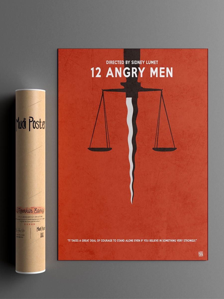 12 Angry Men Poster, Çerçevesiz Tv Film Poster