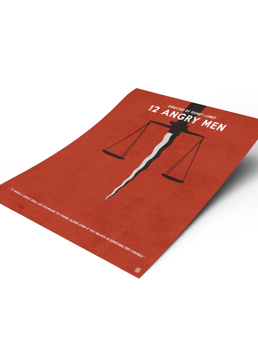 12 Angry Men Poster, Çerçevesiz Tv Film Poster