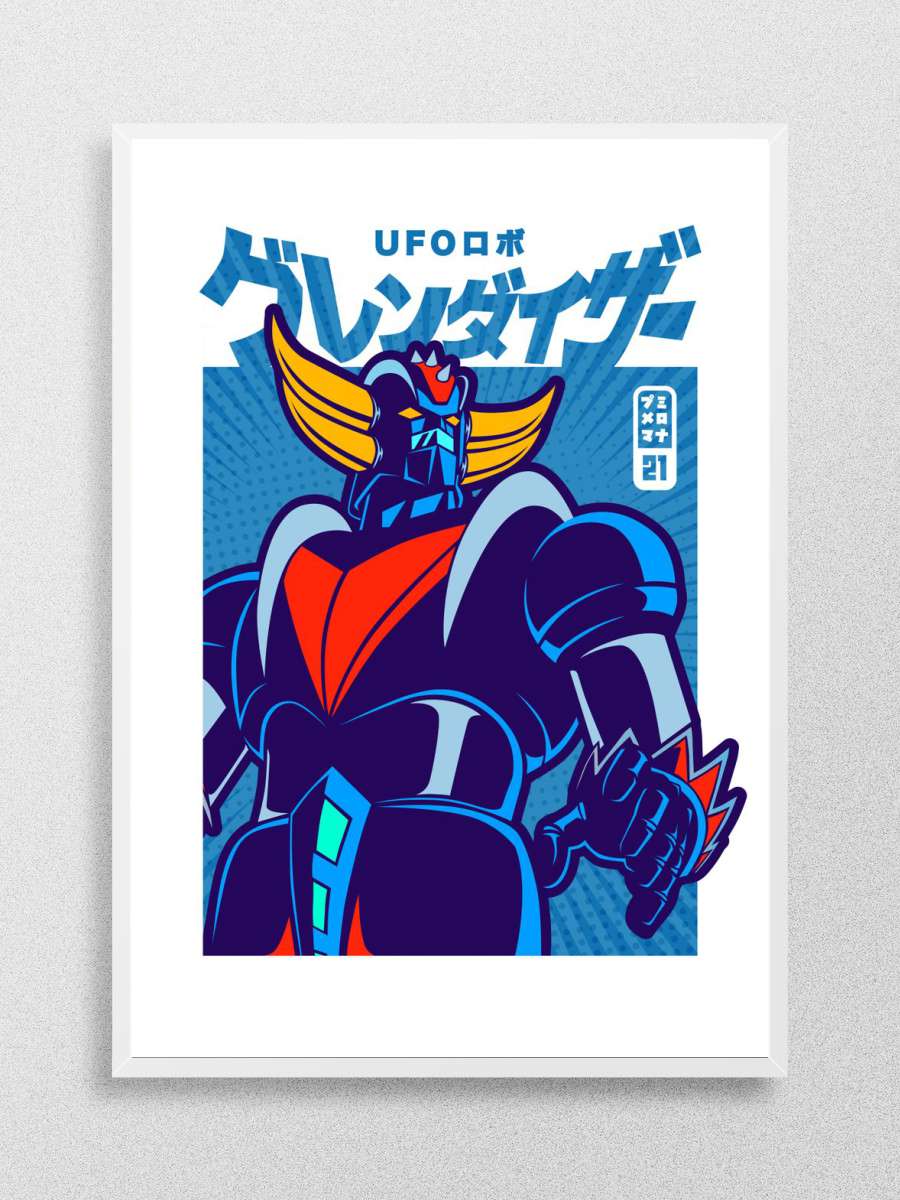 203 POP Gold White Anime Poster Çerçevesiz Yüksek Kalite Anime Duvar Poster