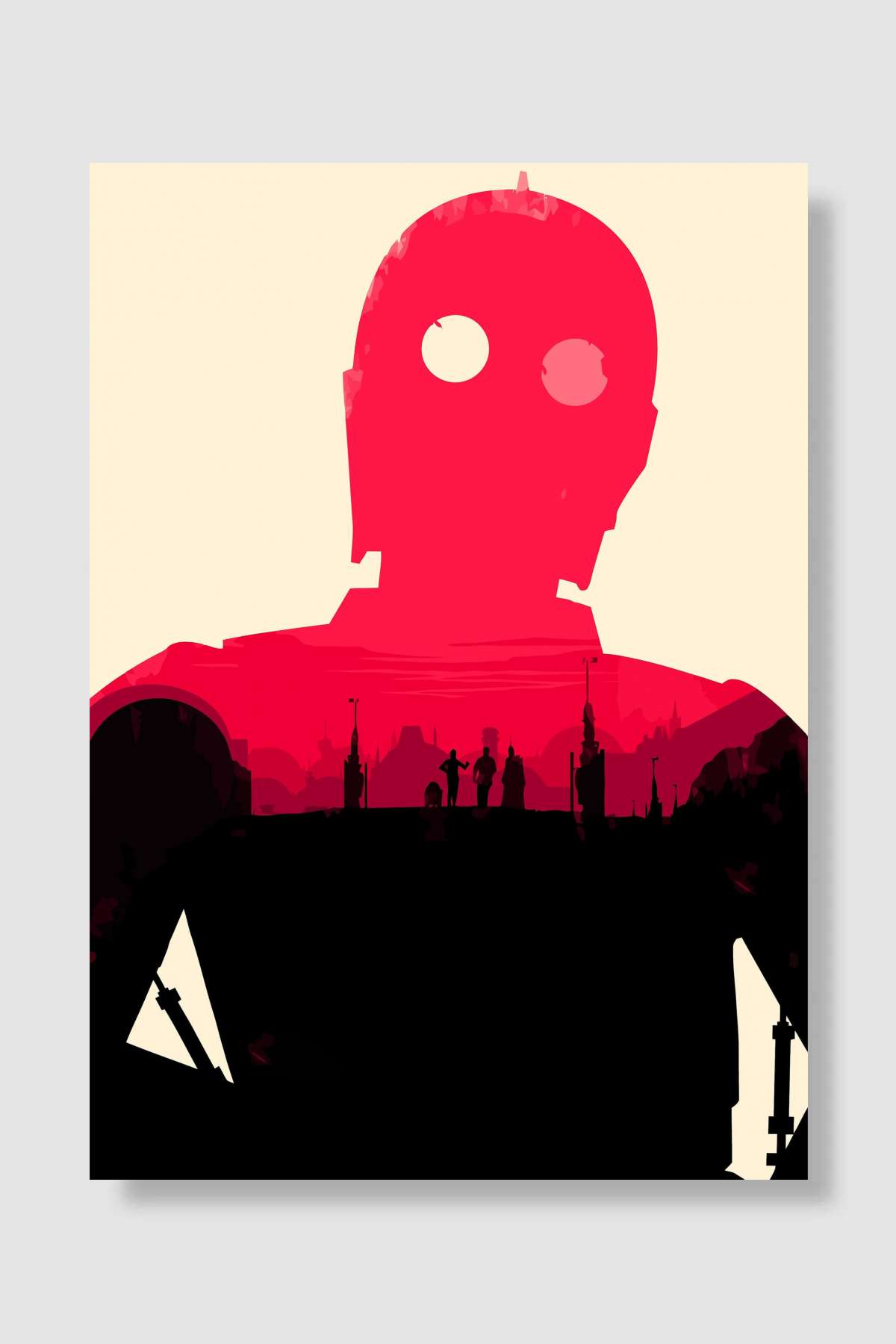 Yıldız Savaşları: Yeni Umut - Star Wars Film Poster Çerçevesiz Yüksek Kalite Film Afiş Duvar Poster