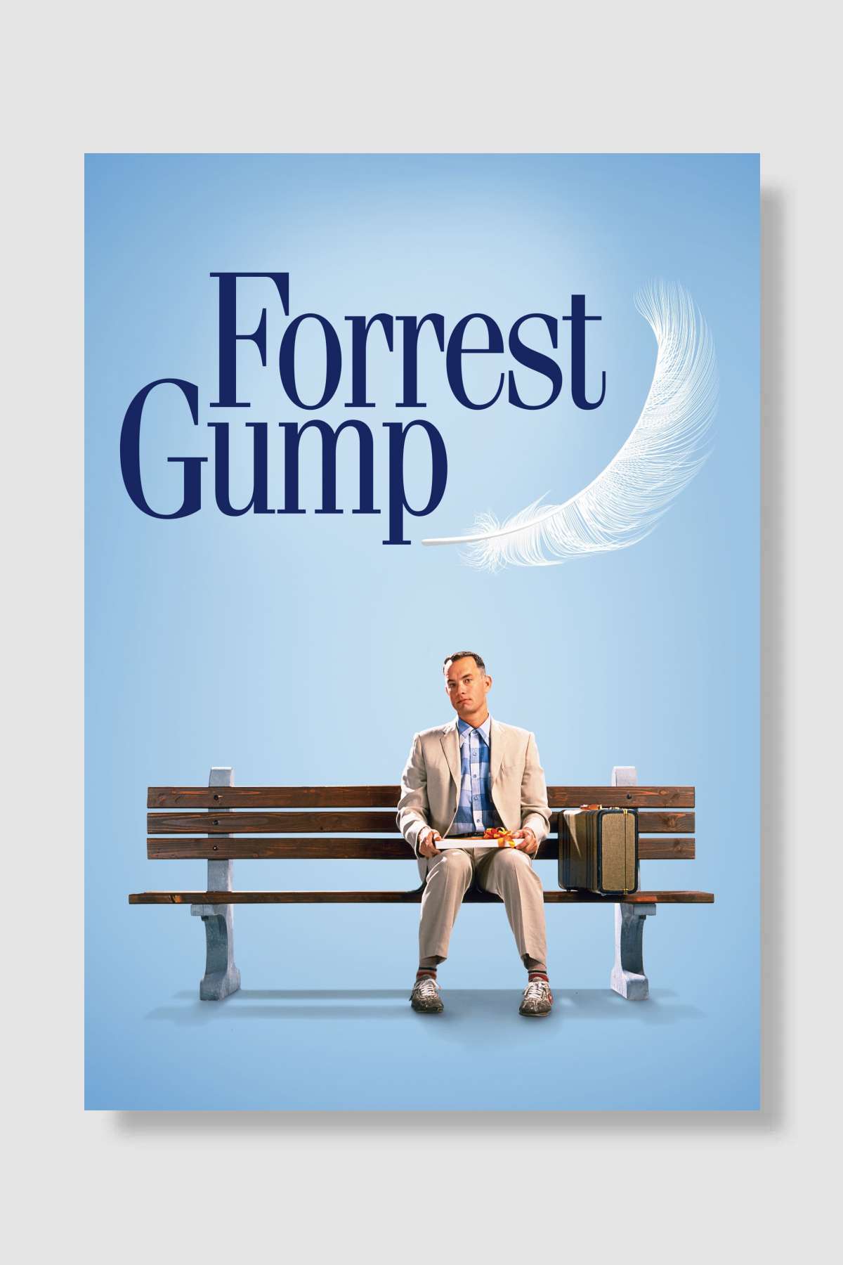 Forrest Gump Film Poster Çerçevesiz Yüksek Kalite Film Afiş Duvar Poster