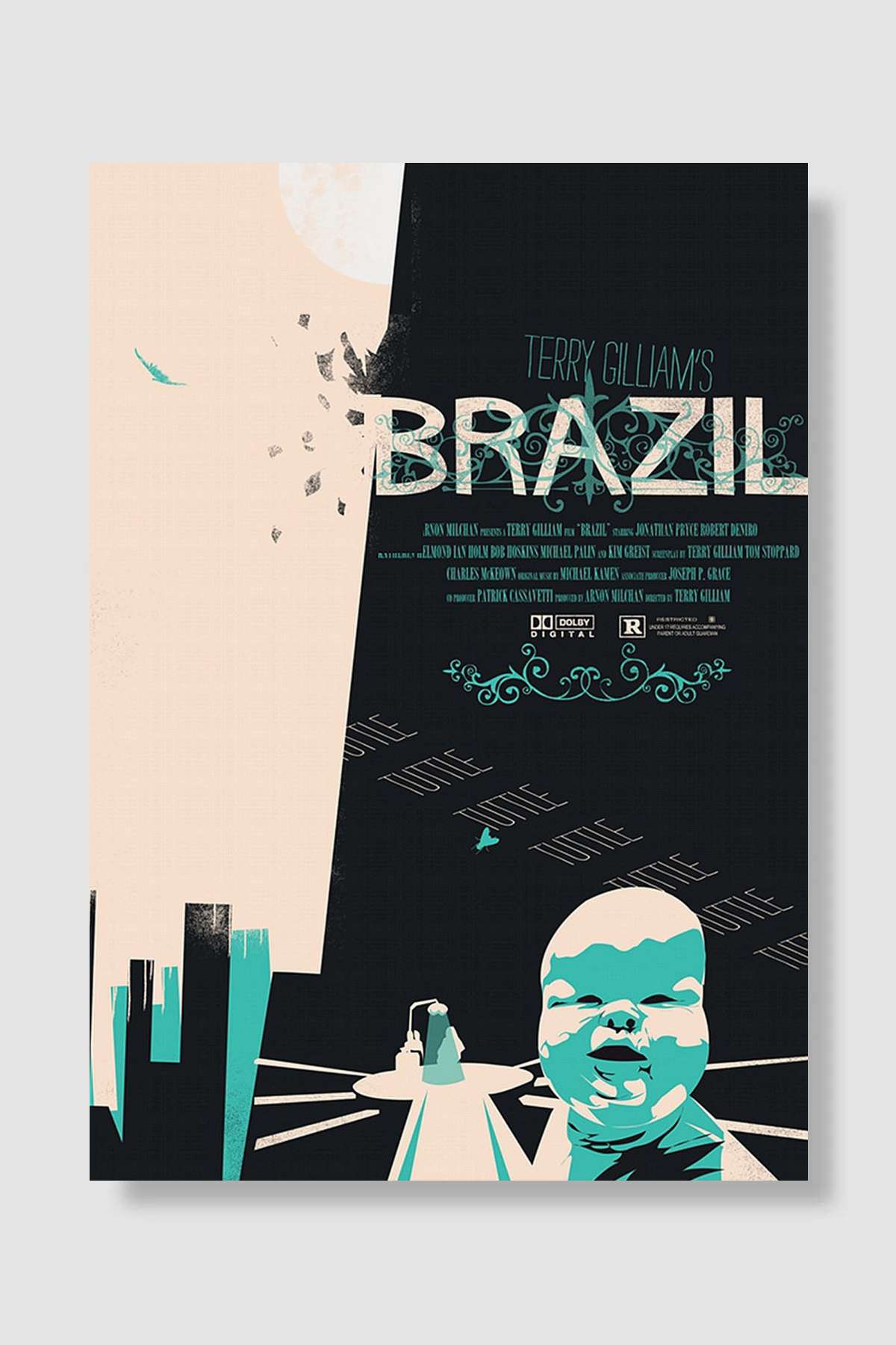 Brazil Film Poster Çerçevesiz Yüksek Kalite Film Afiş Duvar Poster