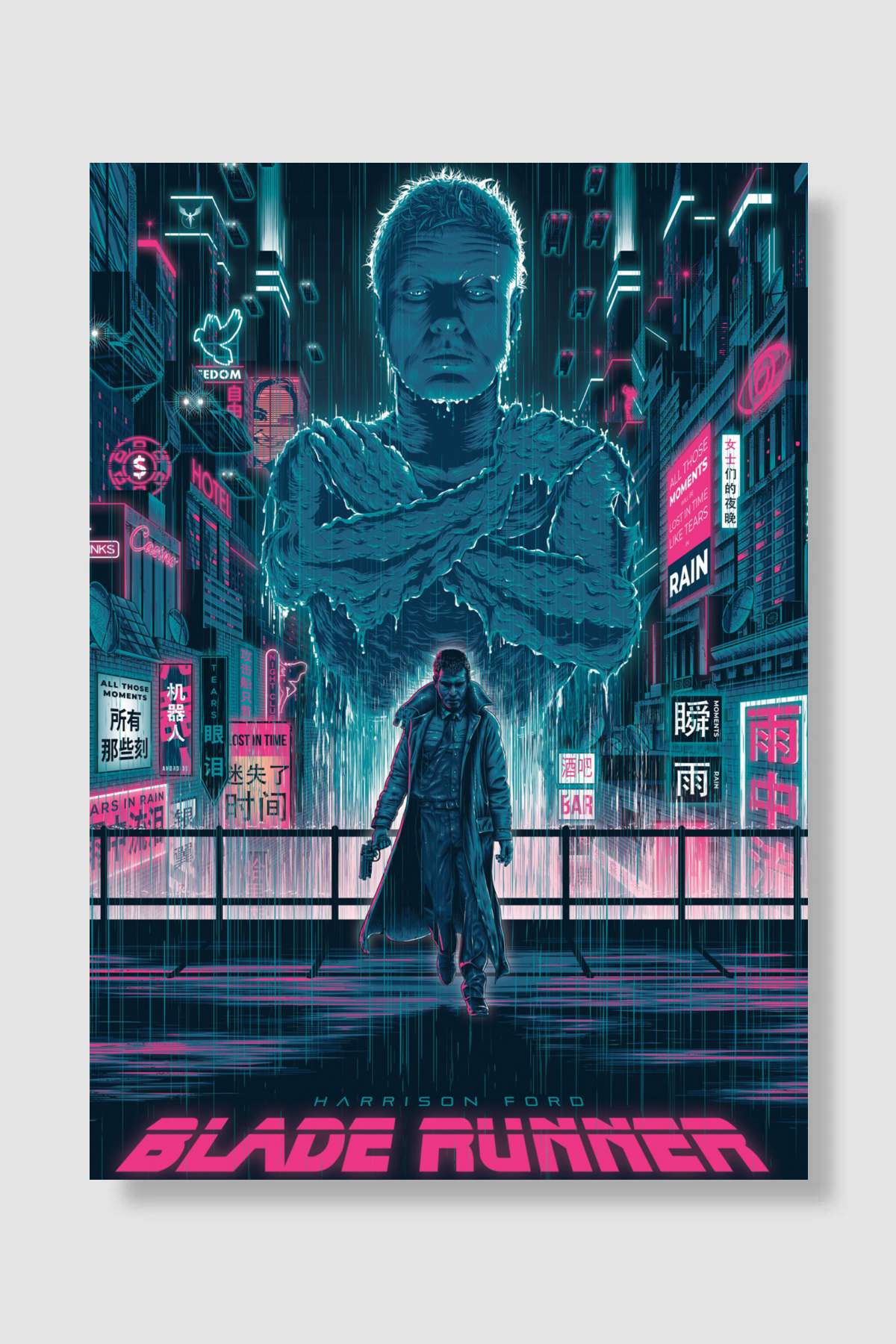 Bıçak Sırtı - Blade Runner Film Poster Çerçevesiz Yüksek Kalite Film Afiş Duvar Poster