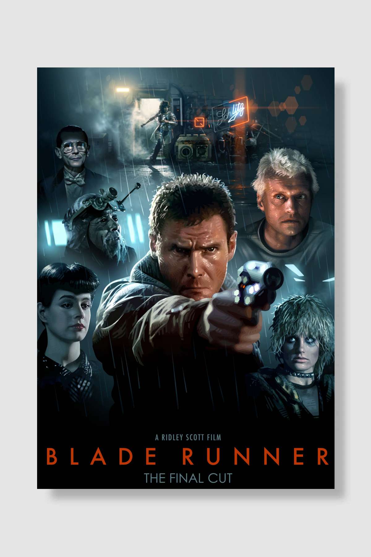 Bıçak Sırtı - Blade Runner Film Poster Çerçevesiz Yüksek Kalite Film Afiş Duvar Poster