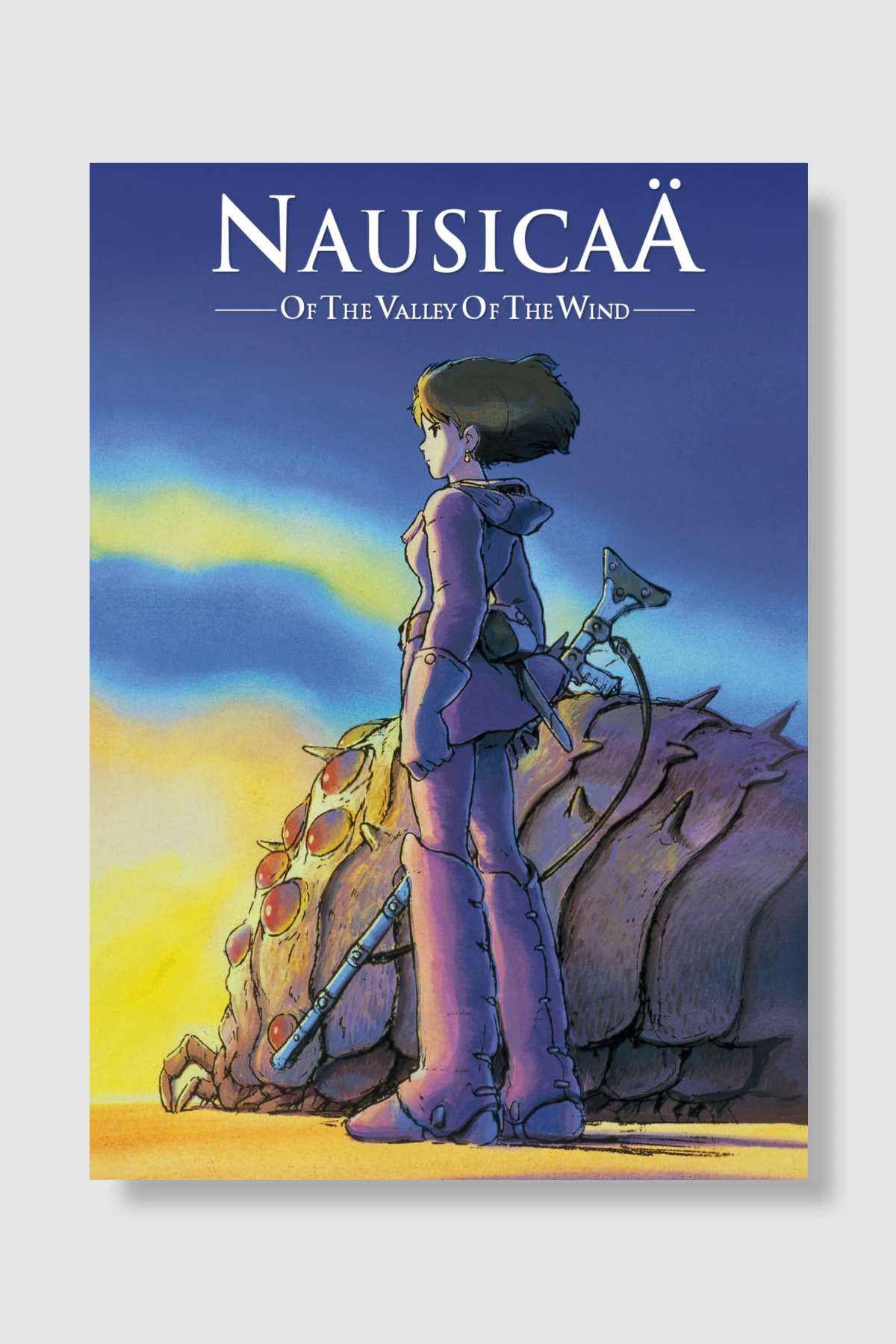 Rüzgarlı Vadi - 風の谷のナウシカ Film Poster Çerçevesiz Yüksek Kalite Film Afiş Duvar Poster
