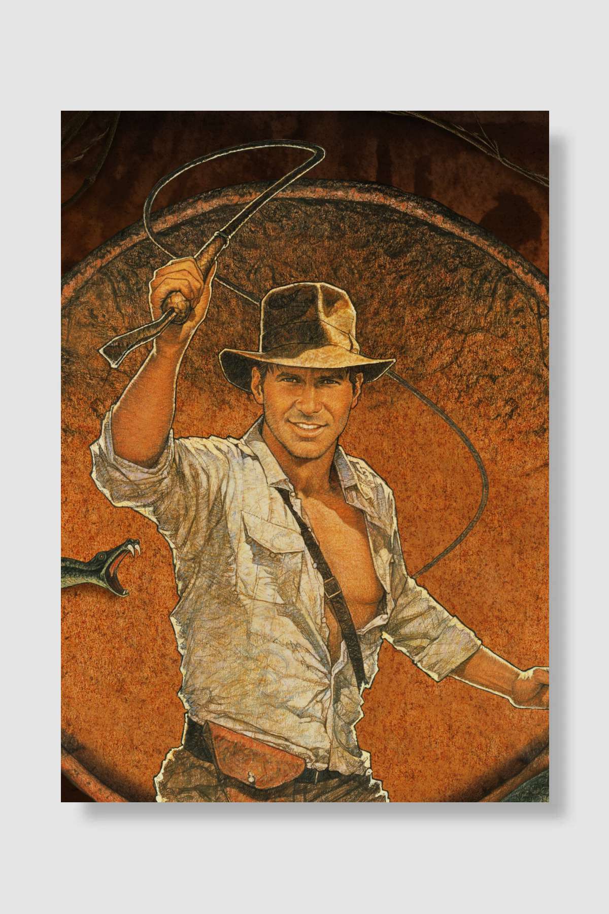 Indiana Jones: Kutsal Hazine Avcıları - Raiders of the Lost Ark Film Poster Çerçevesiz Yüksek Kalite Film Afiş Duvar Poster