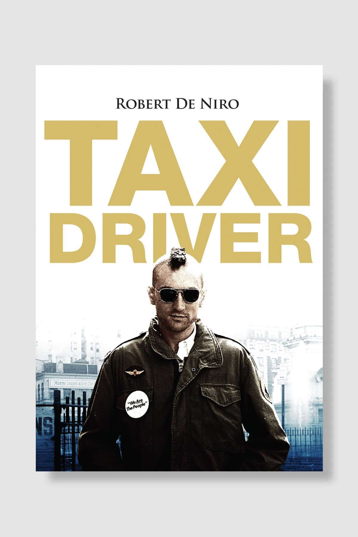Taksi Şoförü - Taxi Driver Film Poster Çerçevesiz Yüksek Kalite Film Afiş Duvar Poster