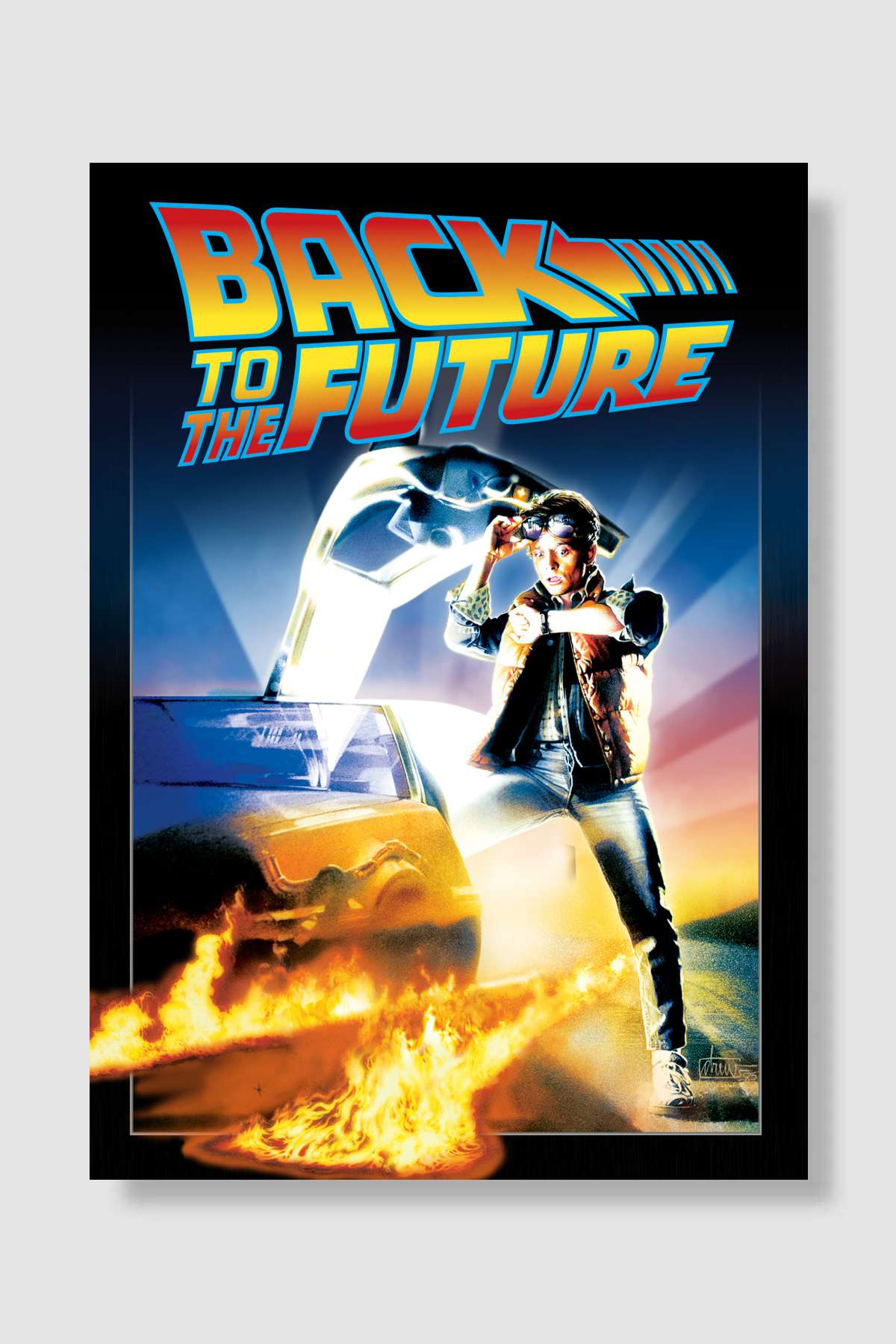 Geleceğe Dönüş - Back to the Future Film Poster Çerçevesiz Yüksek Kalite Film Afiş Duvar Poster - En İyi Fiyatlarla