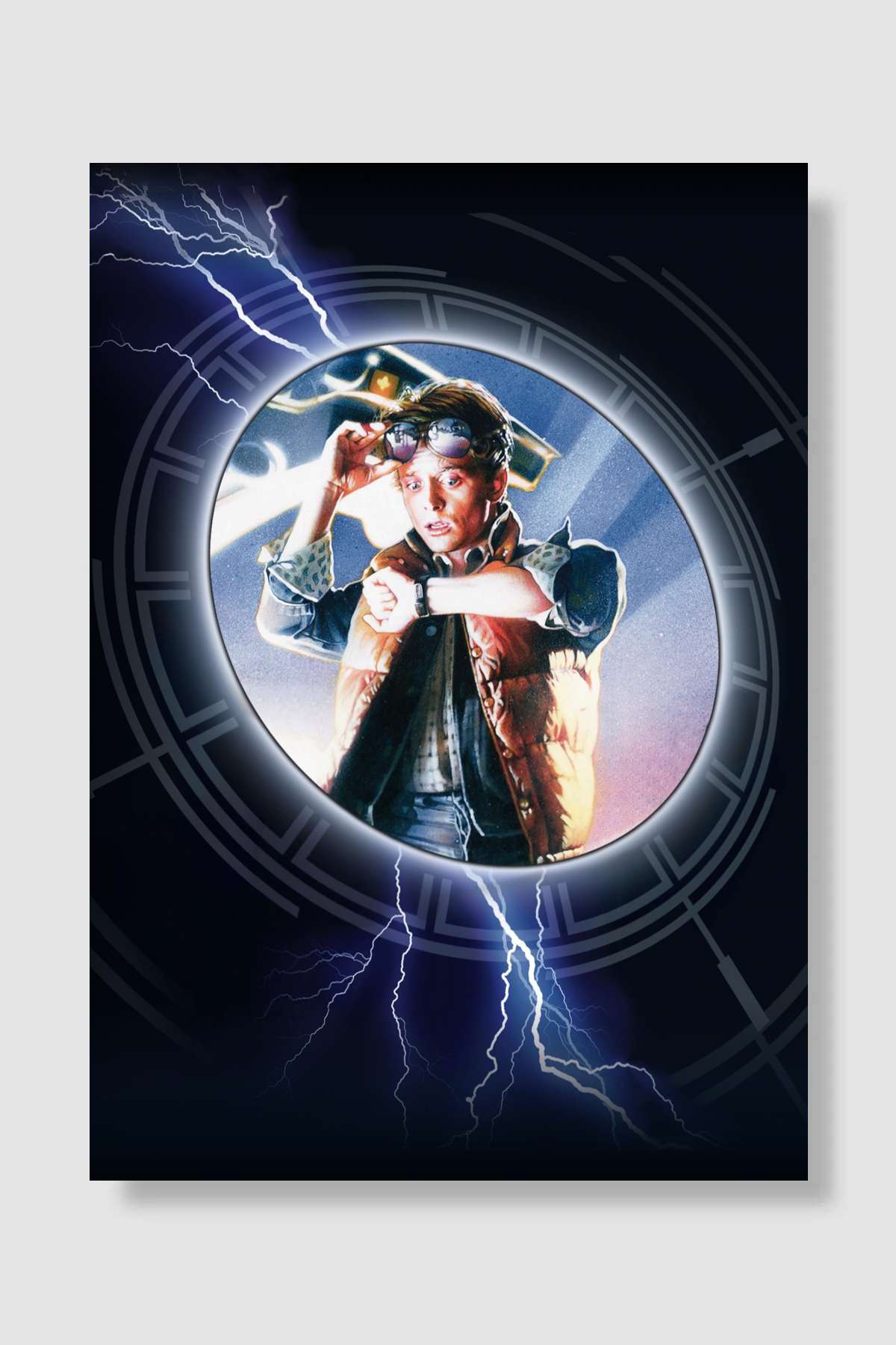 Geleceğe Dönüş - Back to the Future Film Poster Çerçevesiz Yüksek Kalite Film Afiş Duvar Poster