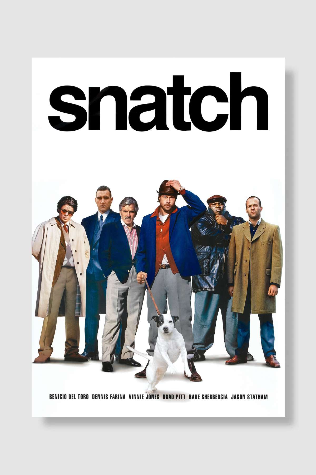 Kapışma - Snatch Film Poster Çerçevesiz Yüksek Kalite Film Afiş Duvar Poster