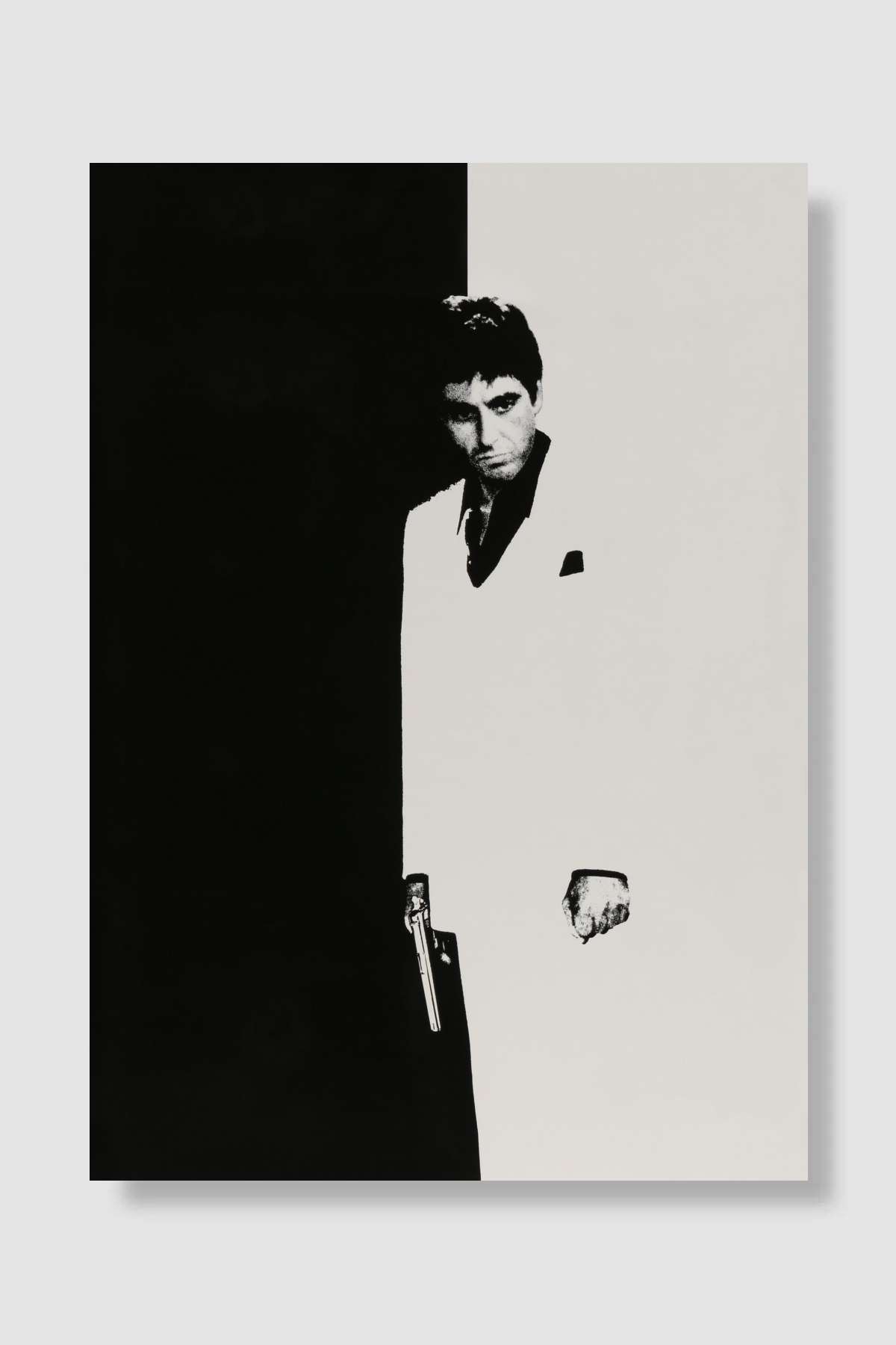 Yaralı Yüz - Scarface Film Poster Çerçevesiz Yüksek Kalite Film Afiş Duvar Poster