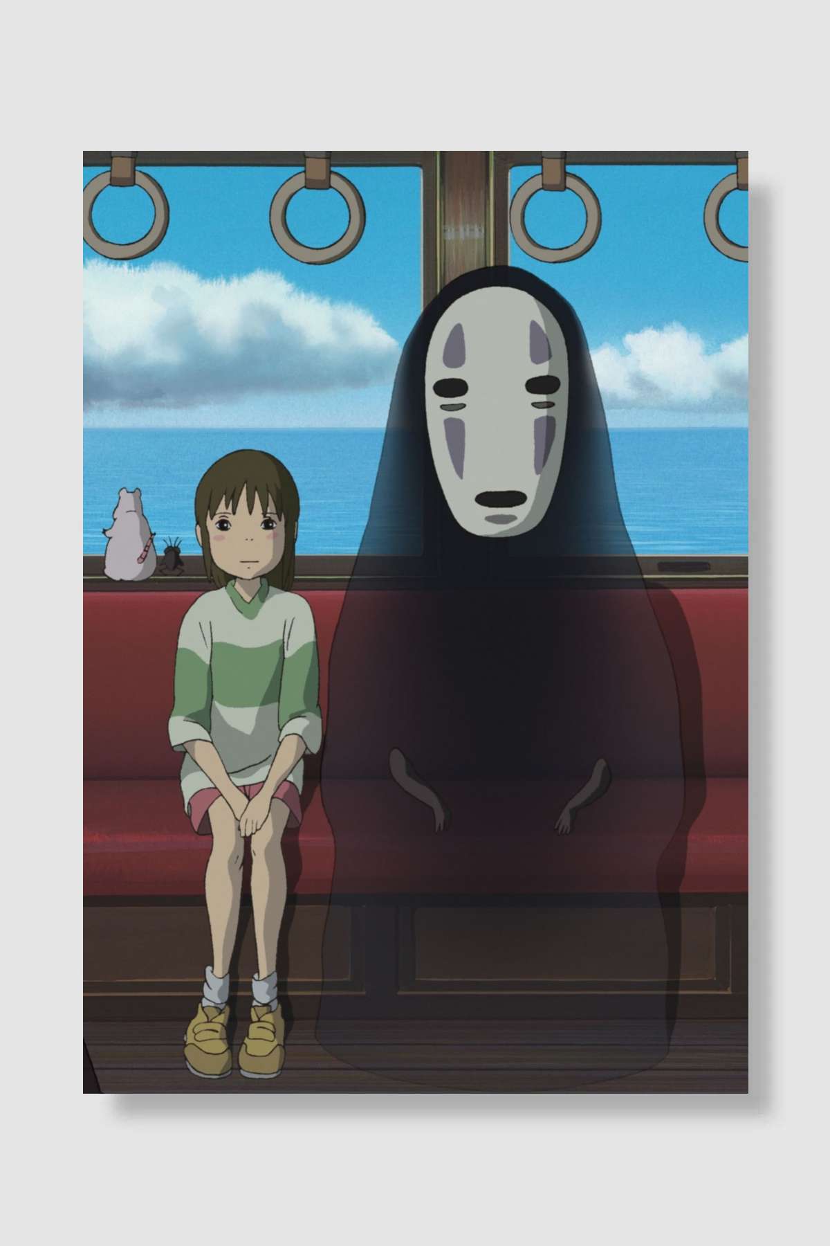 Ruhların Kaçışı - 千と千尋の神隠し Film Poster Çerçevesiz Yüksek Kalite Film Afiş Duvar Poster