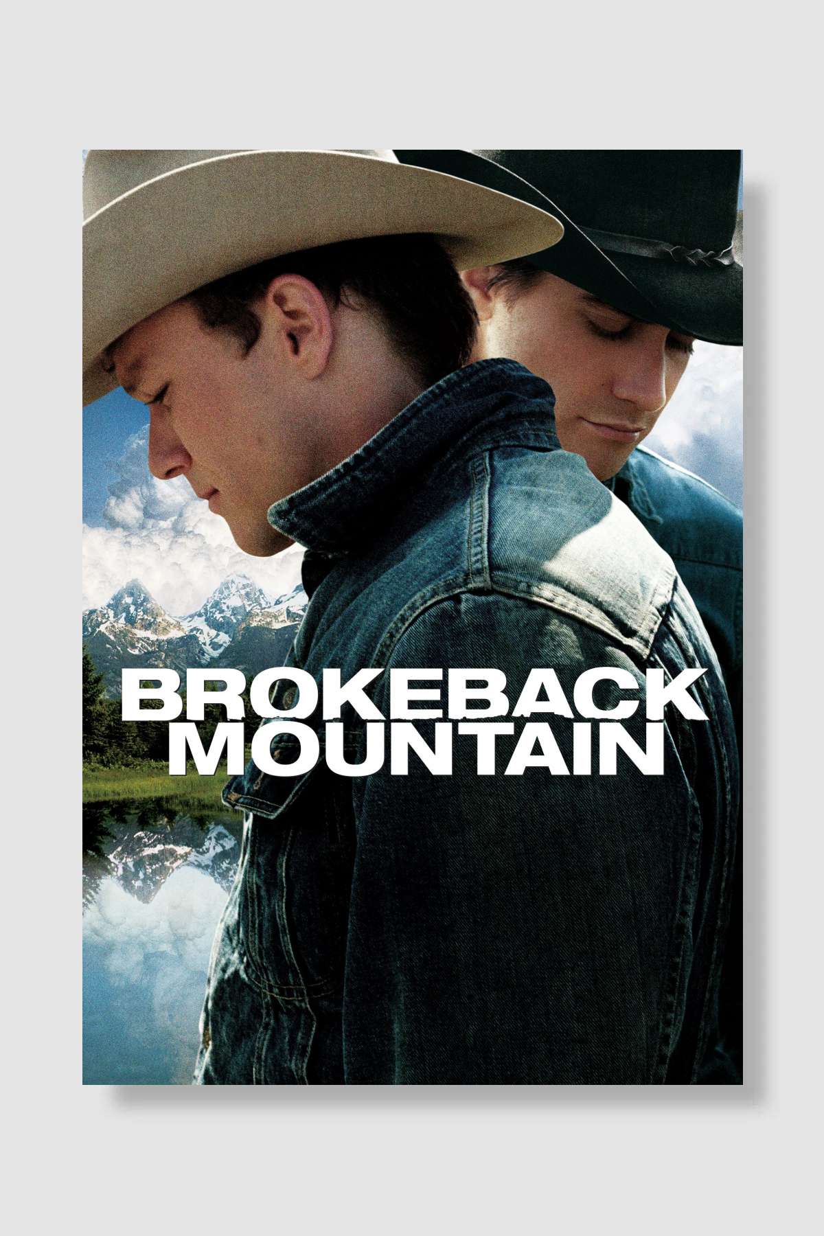 Brokeback Dağı - Brokeback Mountain Film Poster Çerçevesiz Yüksek Kalite Film Afiş Duvar Poster