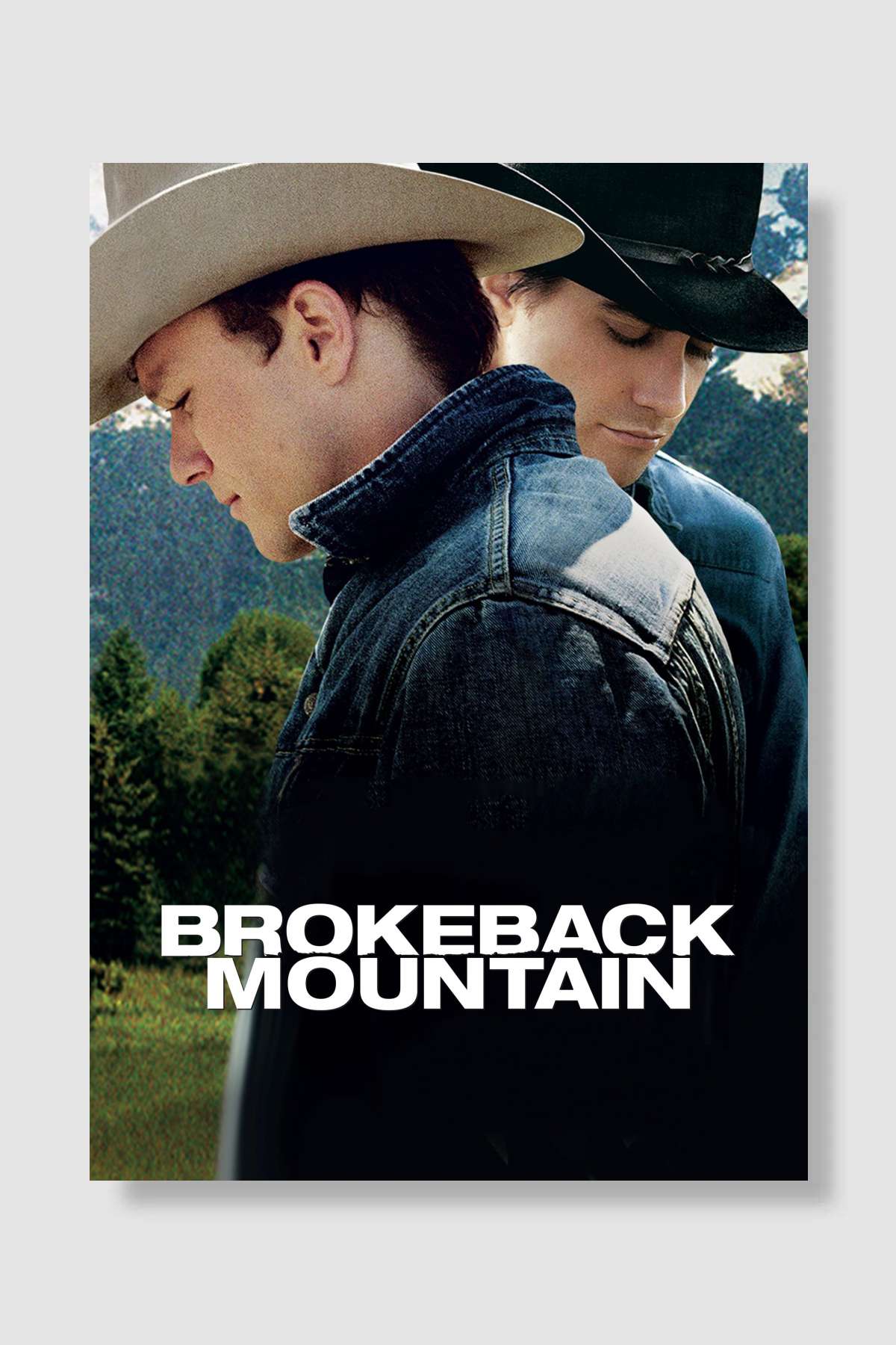 Brokeback Dağı - Brokeback Mountain Film Poster Çerçevesiz Yüksek Kalite Film Afiş Duvar Poster
