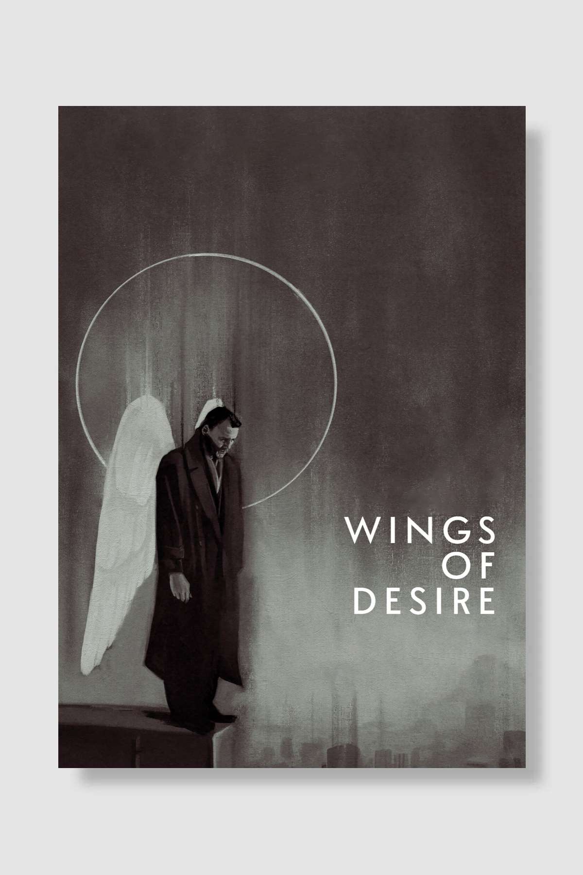 Arzunun Kanatları - Der Himmel über Berlin Film Poster Çerçevesiz Yüksek Kalite Film Afiş Duvar Poster