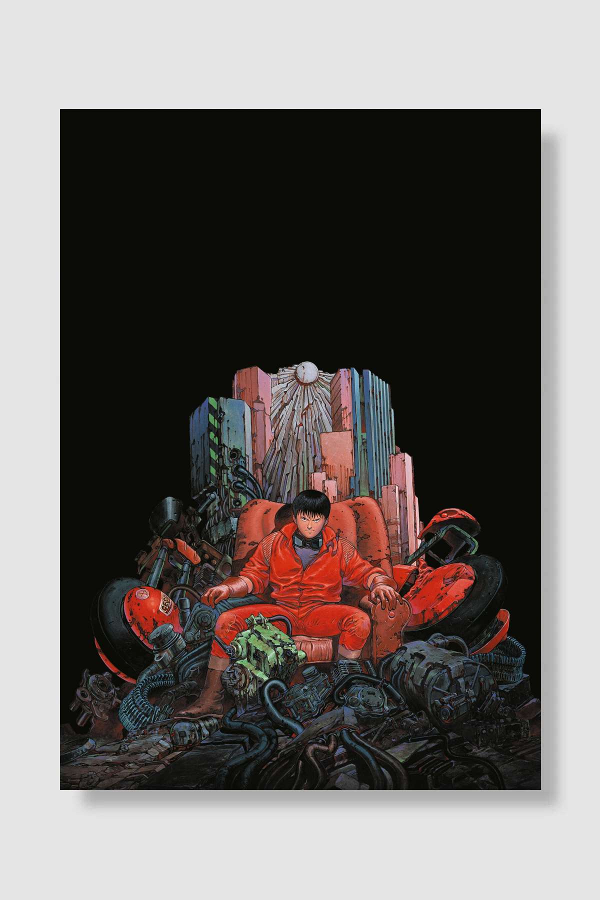 Akira - AKIRA Film Poster Çerçevesiz Yüksek Kalite Film Afiş Duvar Poster