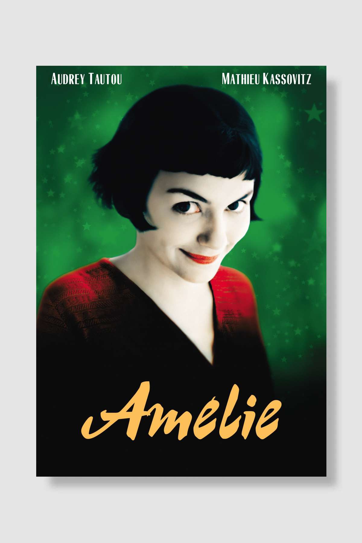 Amelie - Le Fabuleux Destin d'Amélie Poulain Film Poster Çerçevesiz Yüksek Kalite Film Afiş Duvar Poster