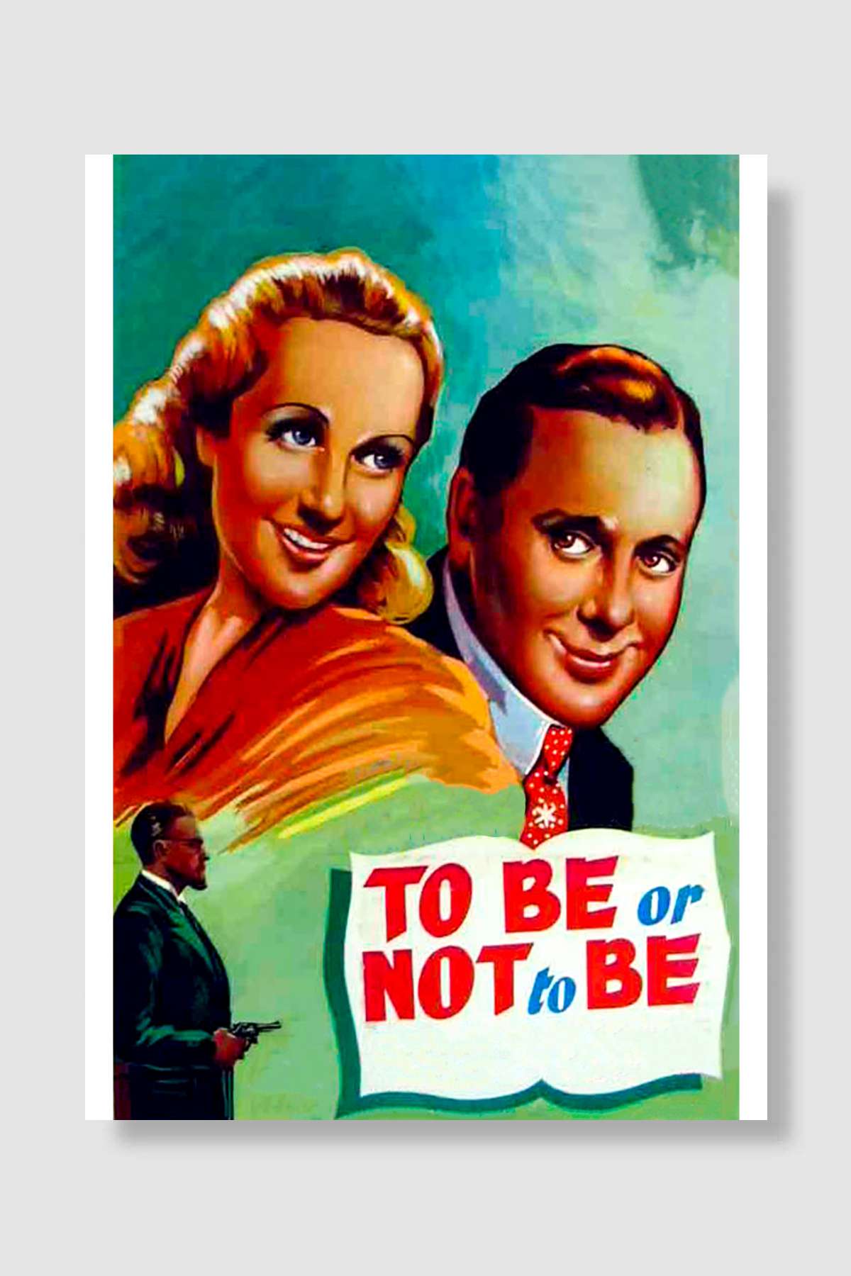 Olmak ya da Olmamak - To Be or Not to Be Film Poster Çerçevesiz Yüksek Kalite Film Afiş Duvar Poster