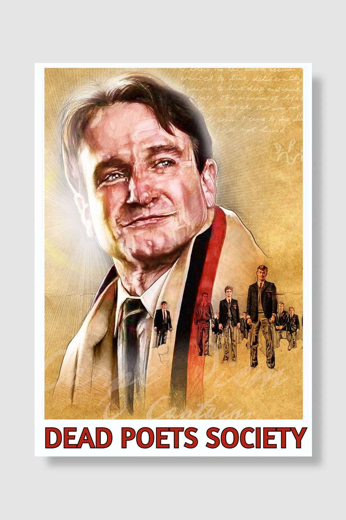 Ölü Ozanlar Derneği - Dead Poets Society Film Poster Çerçevesiz Yüksek Kalite Film Afiş Duvar Poster - En İyi Fiyatlarla