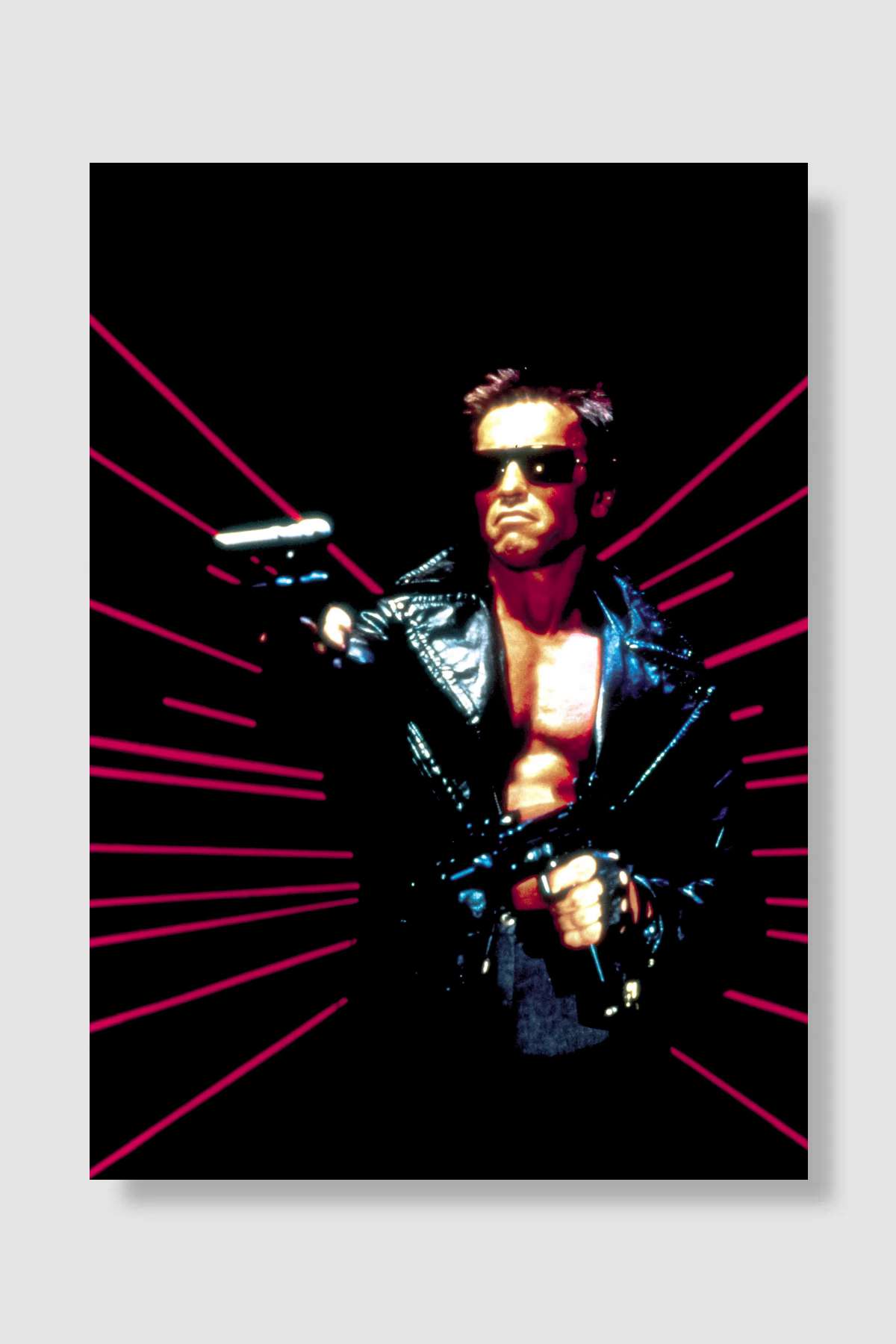 Terminatör - The Terminator Film Poster Çerçevesiz Yüksek Kalite Film Afiş Duvar Poster