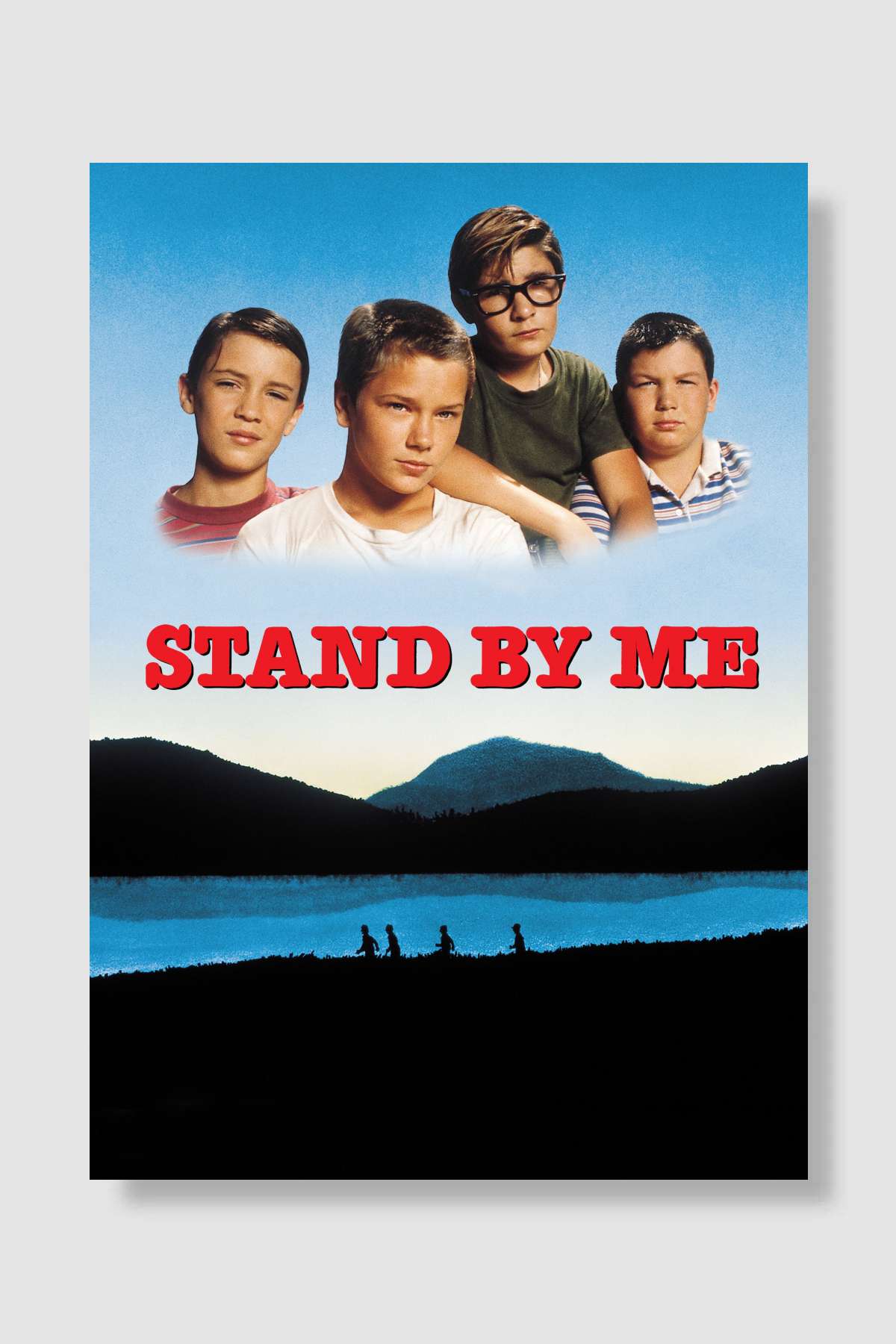 Benimle Kal - Stand by Me Film Poster Çerçevesiz Yüksek Kalite Film Afiş Duvar Poster