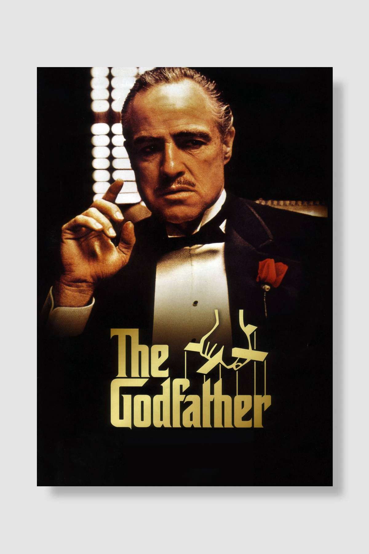 Baba - The Godfather Film Poster Çerçevesiz Yüksek Kalite Film Afiş Duvar Poster