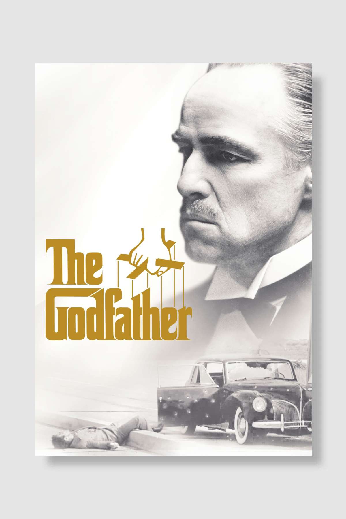 Baba - The Godfather Film Poster Çerçevesiz Yüksek Kalite Film Afiş Duvar Poster