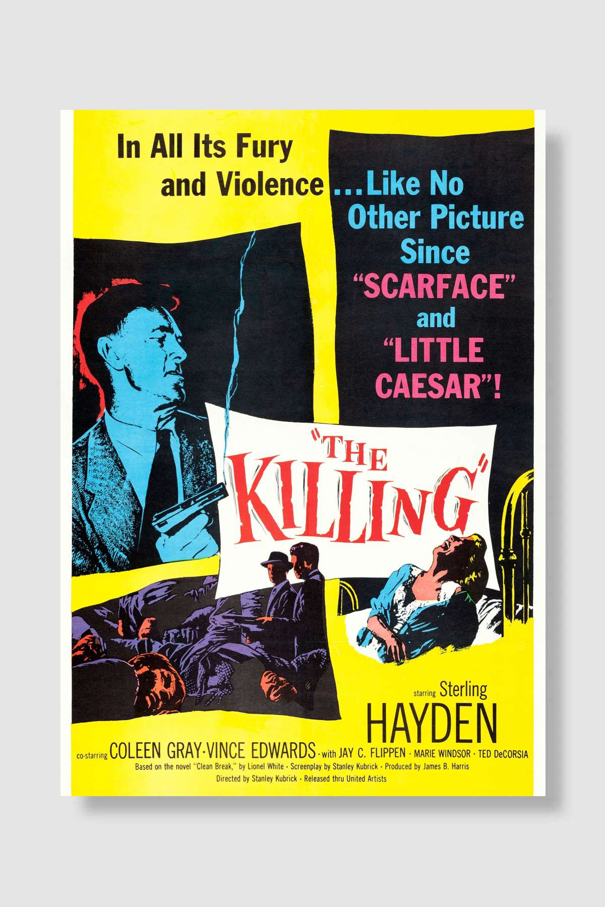 Son Darbe - The Killing Film Poster Çerçevesiz Yüksek Kalite Film Afiş Duvar Poster