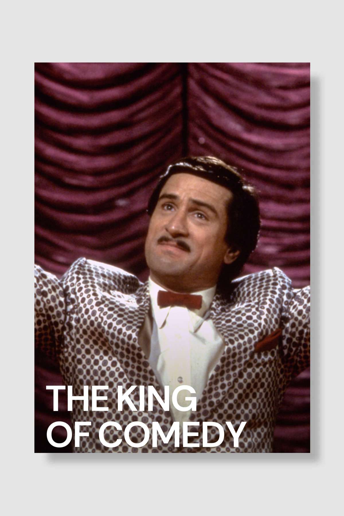 Kahkahalar Kralı - The King of Comedy Film Poster Çerçevesiz Yüksek Kalite Film Afiş Duvar Poster