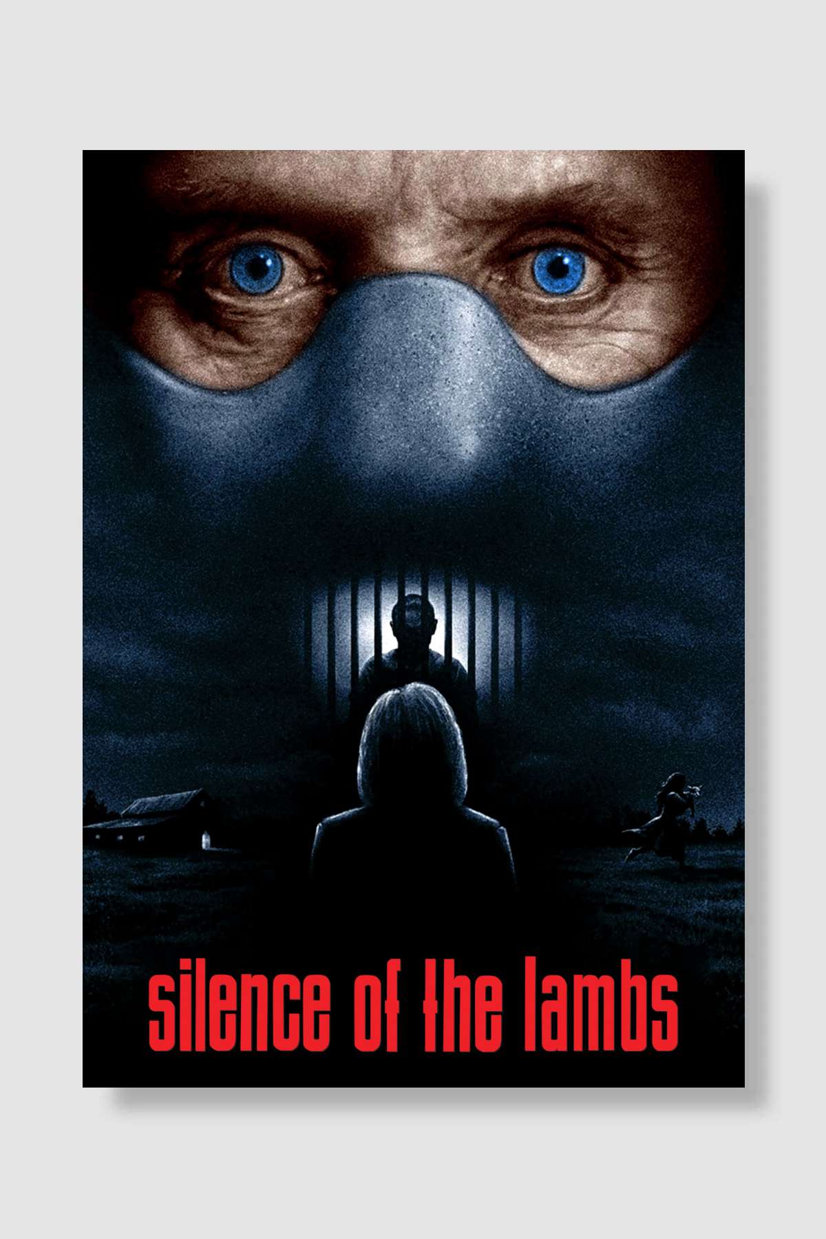Kuzuların Sessizliği - The Silence of the Lambs Film Poster Çerçevesiz Yüksek Kalite Film Afiş Duvar Poster - En İyi Fiyatlarla