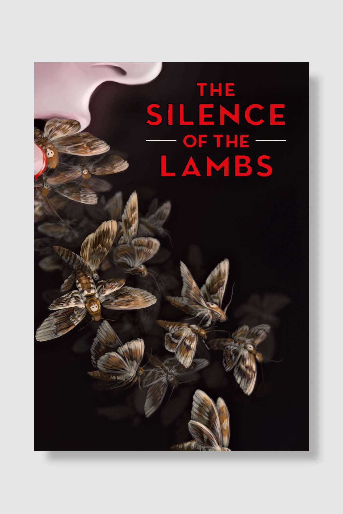 Kuzuların Sessizliği - The Silence of the Lambs Film Poster Çerçevesiz Yüksek Kalite Film Afiş Duvar Poster