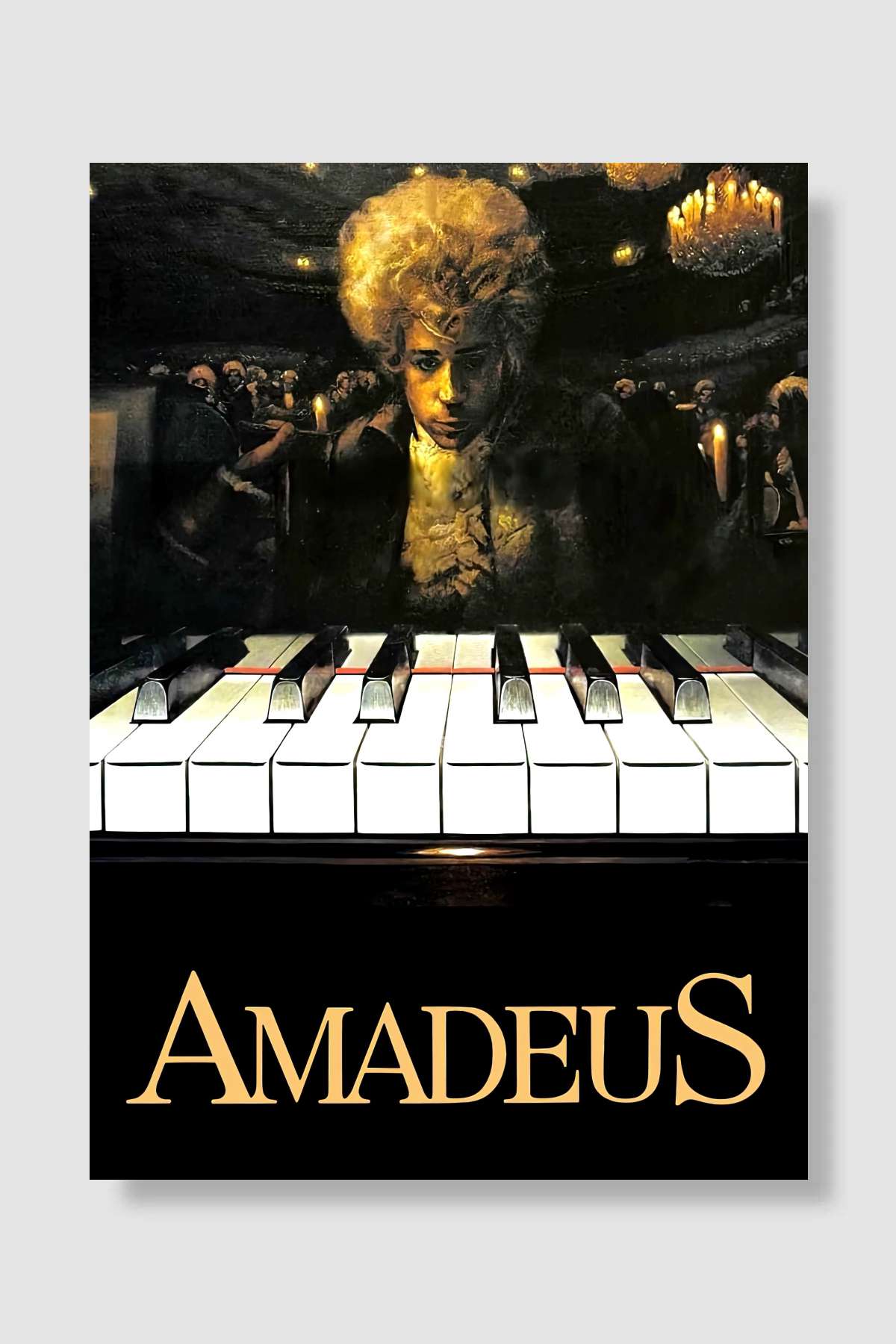 Amadeus Film Poster Çerçevesiz Yüksek Kalite Film Afiş Duvar Poster