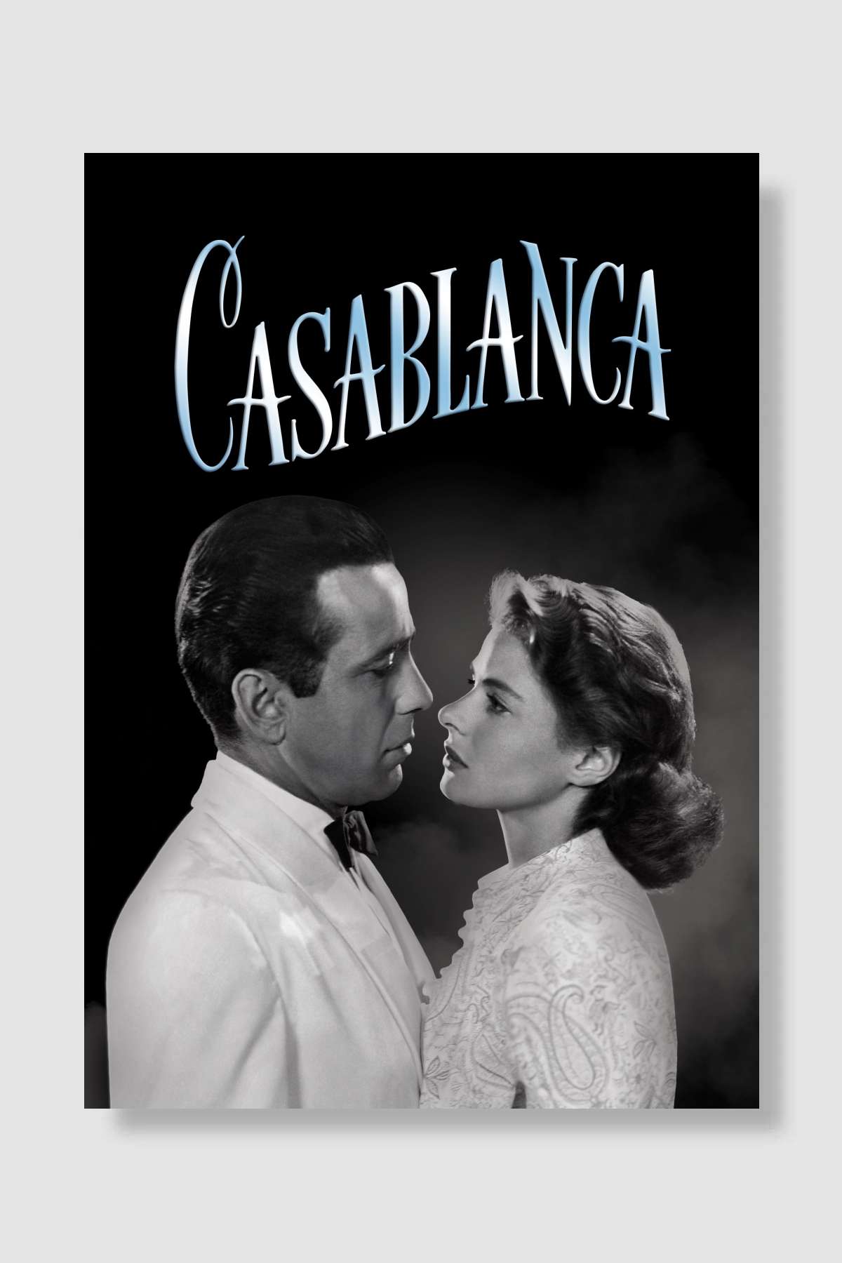 Kazablanka - Casablanca Film Poster Çerçevesiz Yüksek Kalite Film Afiş Duvar Poster