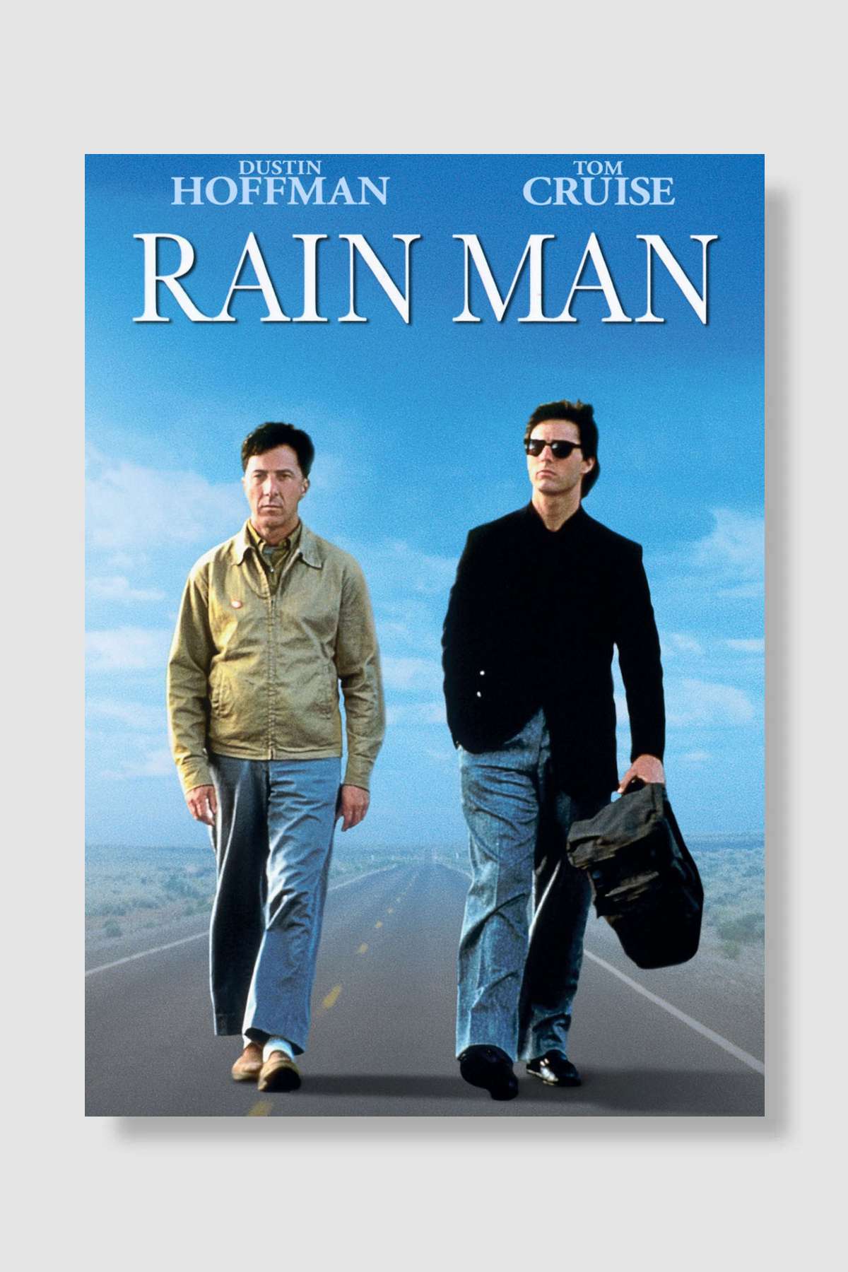 Yağmur Adam - Rain Man Film Poster Çerçevesiz Yüksek Kalite Film Afiş Duvar Poster