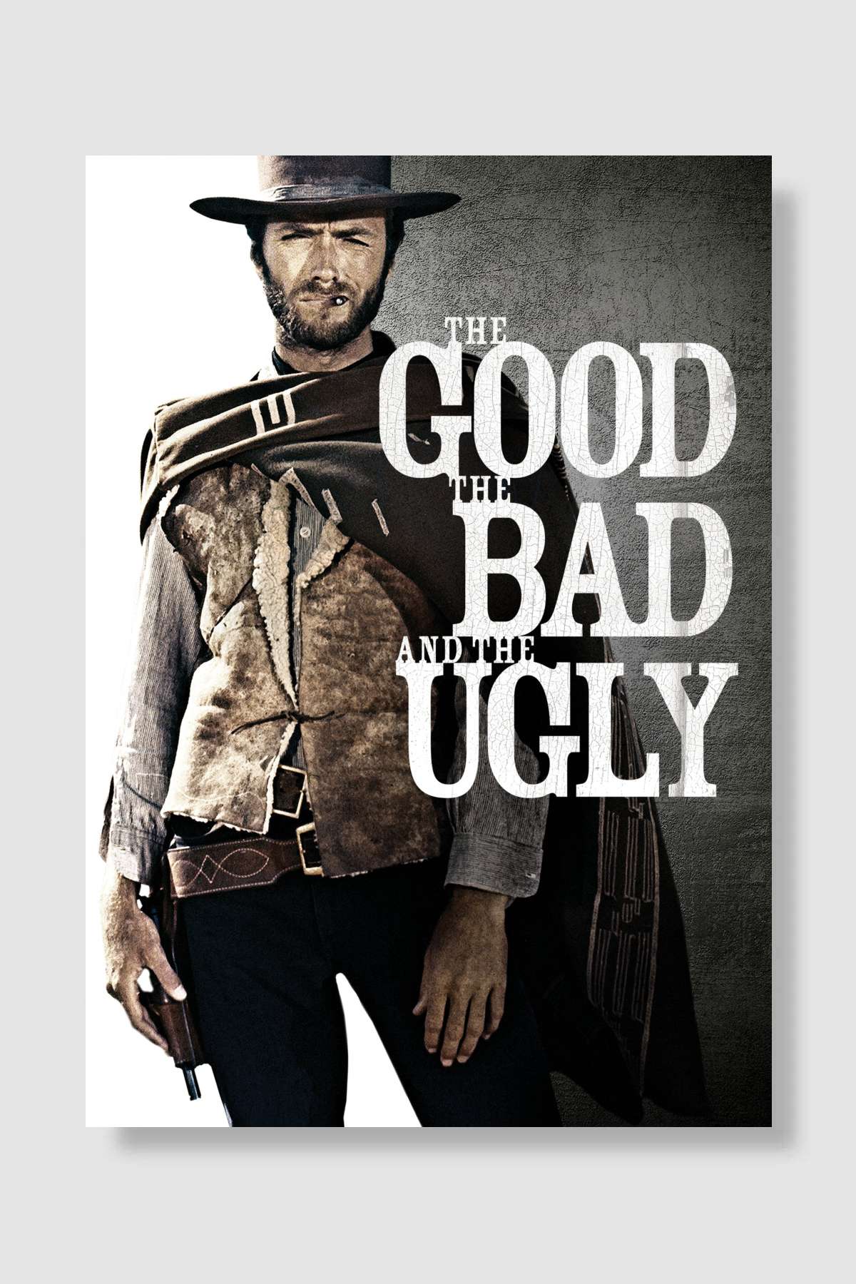 İyi, Kötü ve Çirkin - Il buono, il brutto, il cattivo Film Poster Çerçevesiz Yüksek Kalite Film Afiş Duvar Poster