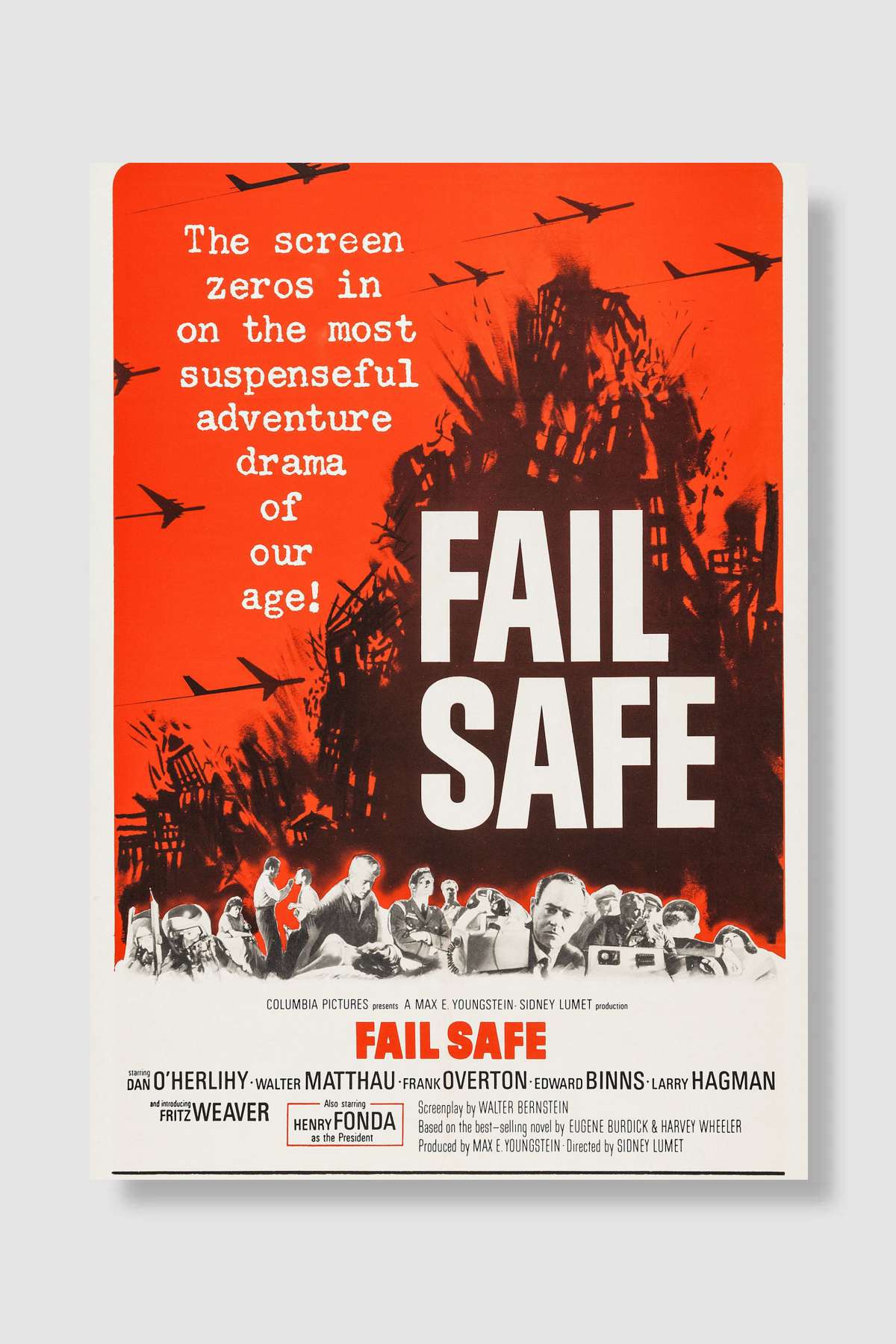 Mutlak Savaş - Fail Safe Film Poster Çerçevesiz Yüksek Kalite Film Afiş Duvar Poster