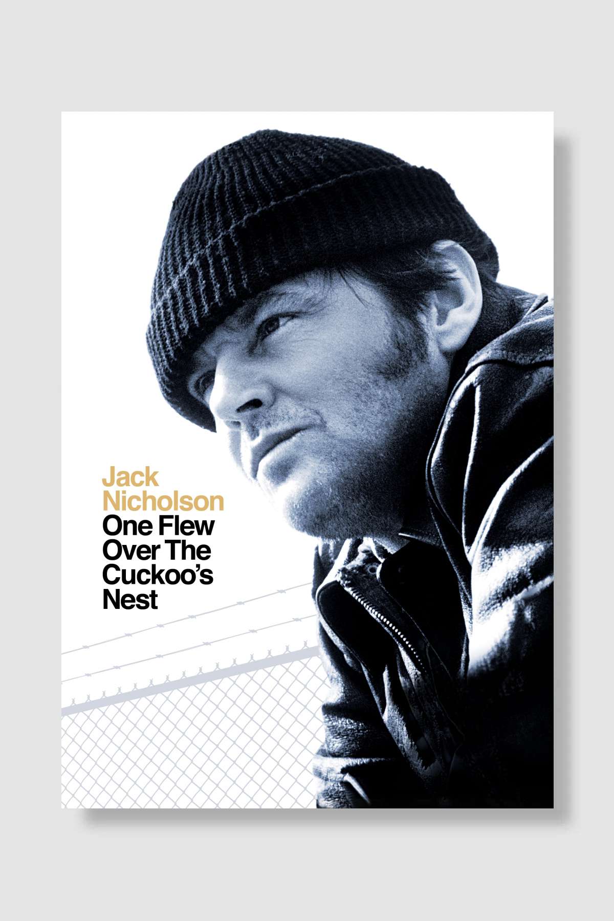 Guguk Kuşu - One Flew Over the Cuckoo's Nest Film Poster Çerçevesiz Yüksek Kalite Film Afiş Duvar Poster