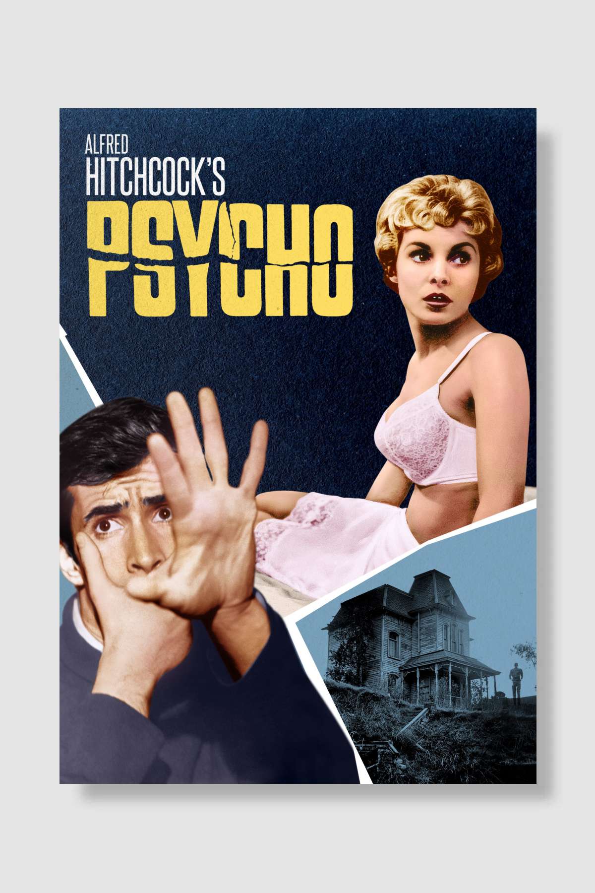 Sapık - Psycho Film Poster Çerçevesiz Yüksek Kalite Film Afiş Duvar Poster