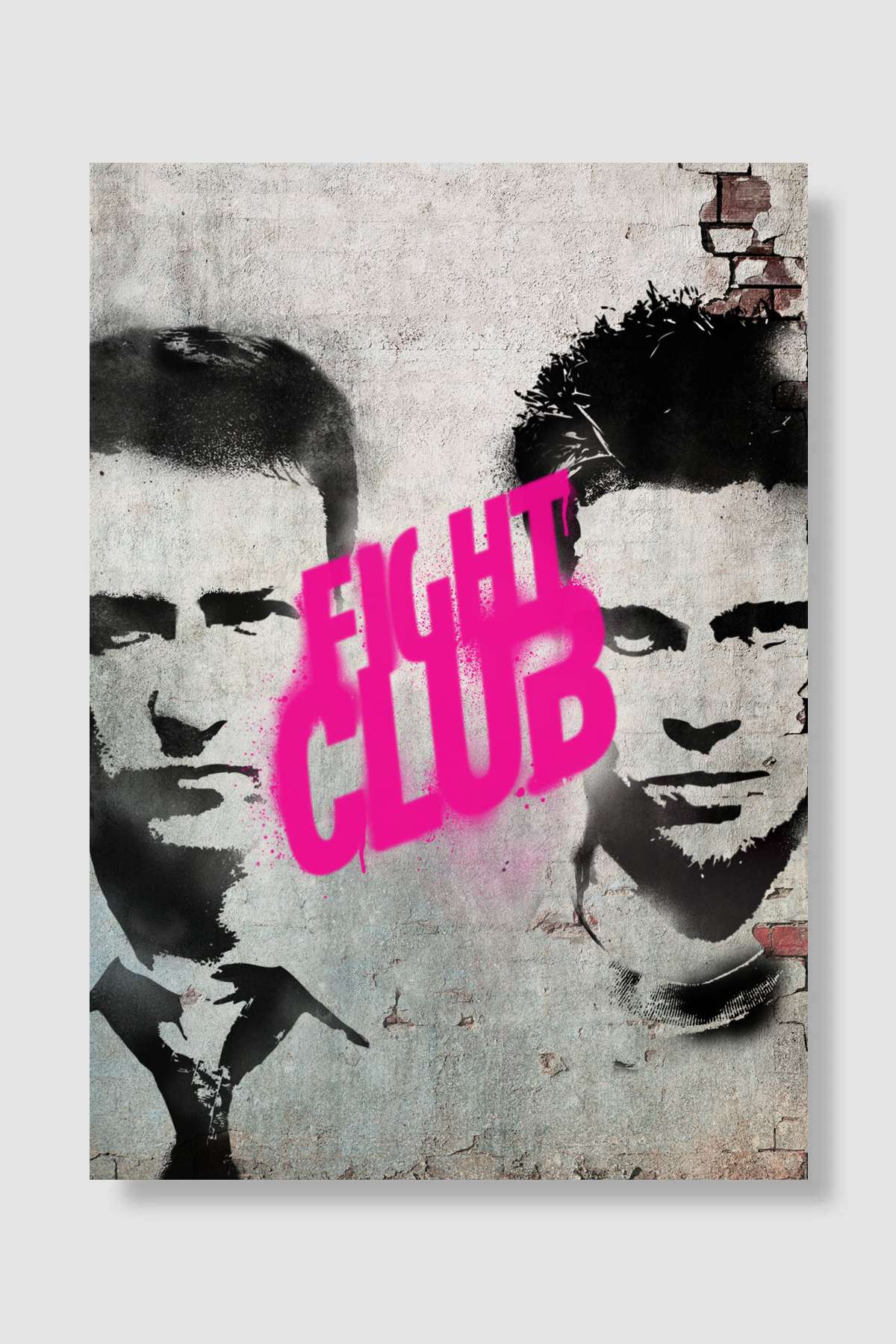 Dövüş Kulübü - Fight Club Film Poster Çerçevesiz Yüksek Kalite Film Afiş Duvar Poster