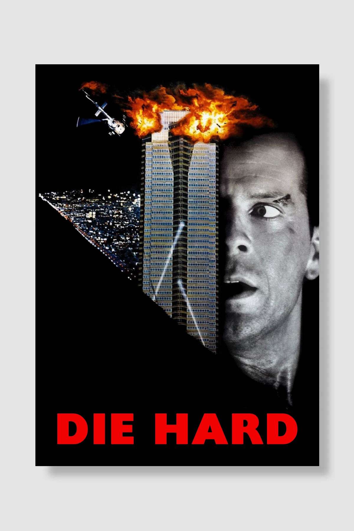 Zor Ölüm - Die Hard Film Poster Çerçevesiz Yüksek Kalite Film Afiş Duvar Poster