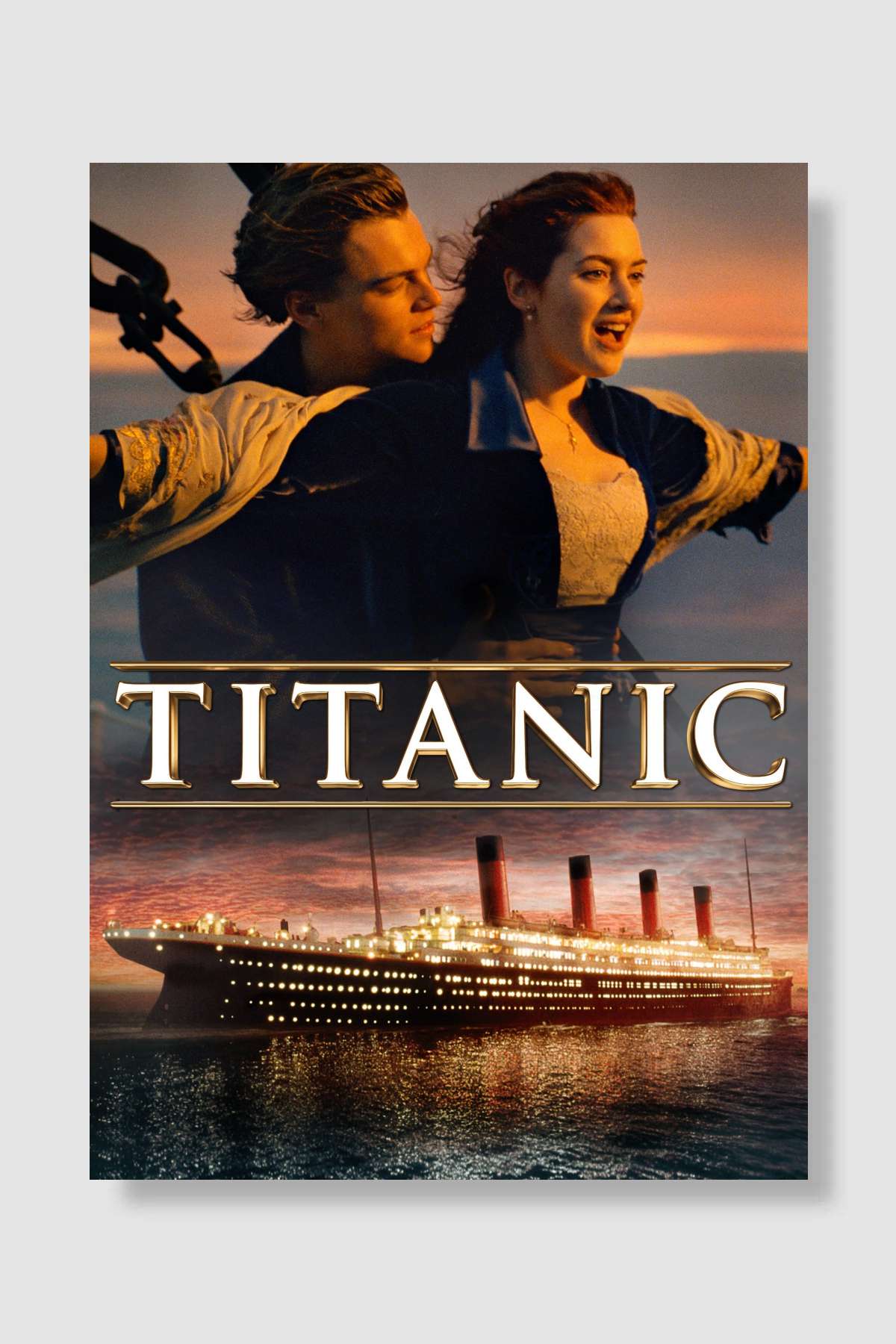 Titanik - Titanic Film Poster Çerçevesiz Yüksek Kalite Film Afiş Duvar Poster