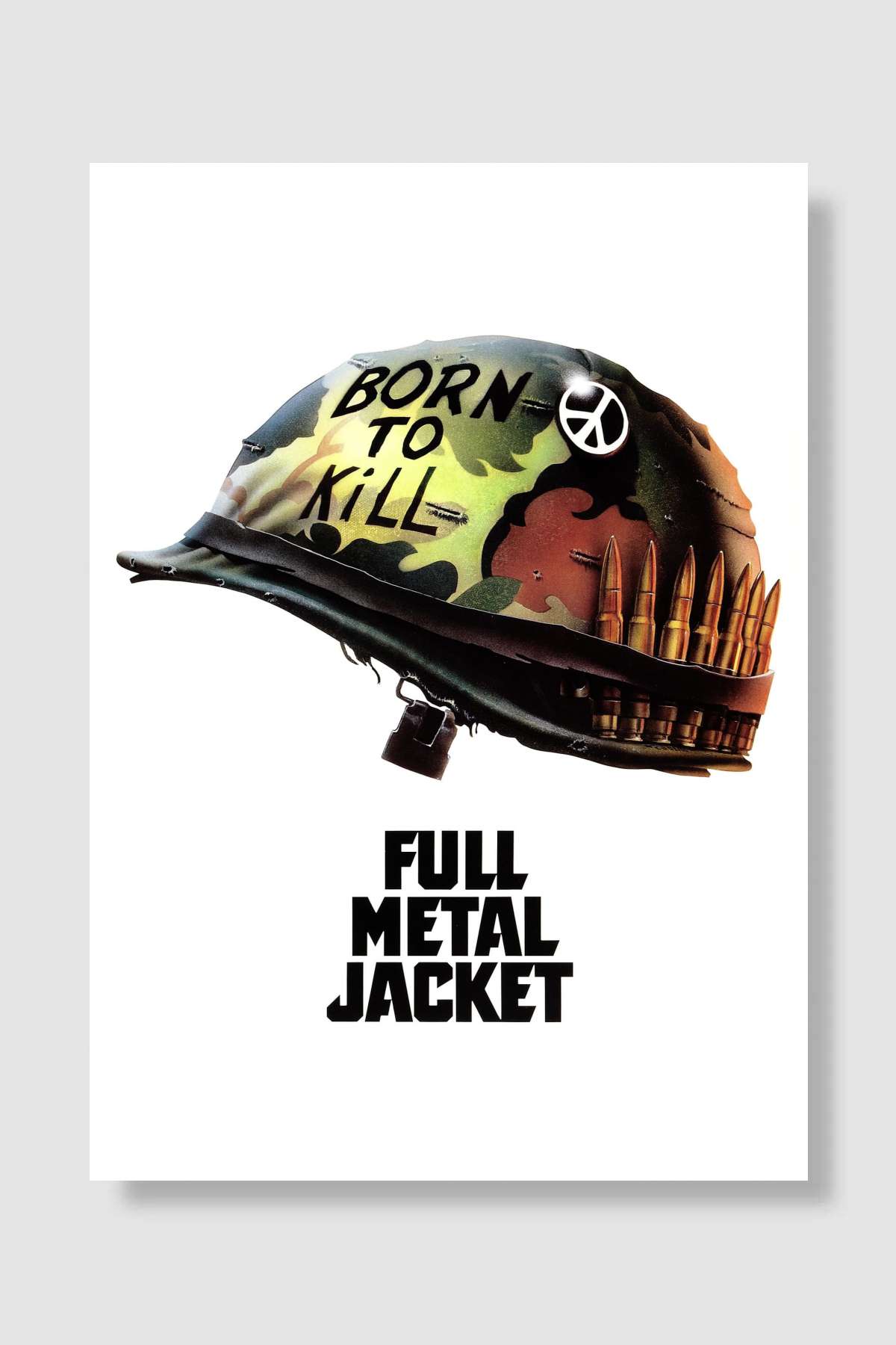 Full Metal Jacket Film Poster Çerçevesiz Yüksek Kalite Film Afiş Duvar Poster
