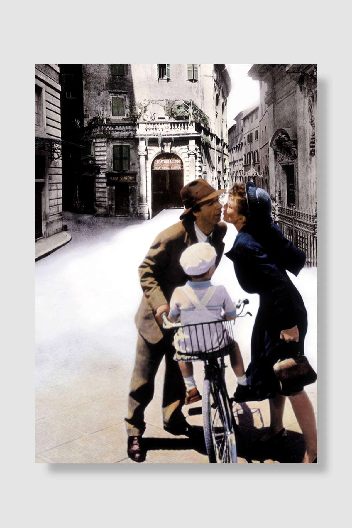 Hayat Güzeldir - La vita è bella Film Poster Çerçevesiz Yüksek Kalite Film Afiş Duvar Poster