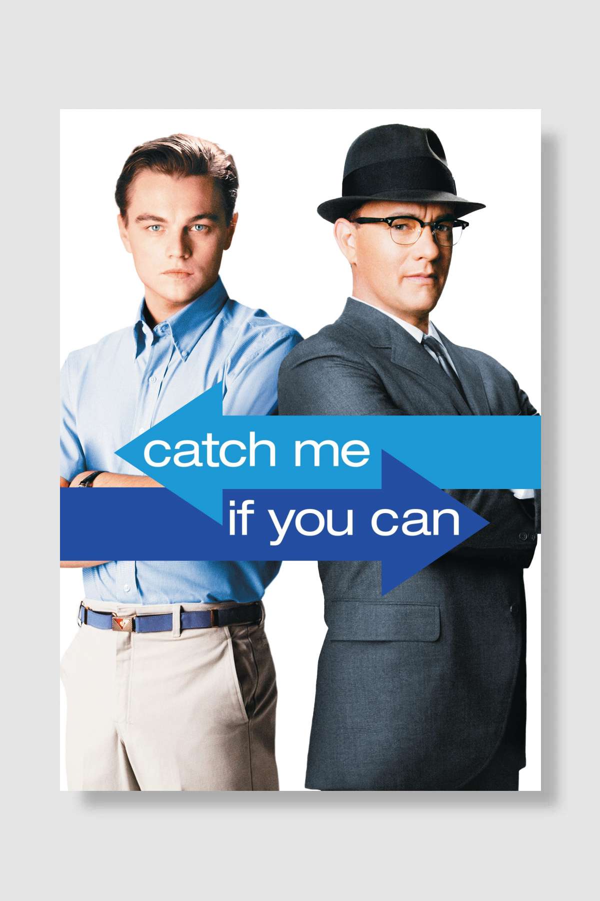 Sıkıysa Yakala - Catch Me If You Can Film Poster Çerçevesiz Yüksek Kalite Film Afiş Duvar Poster