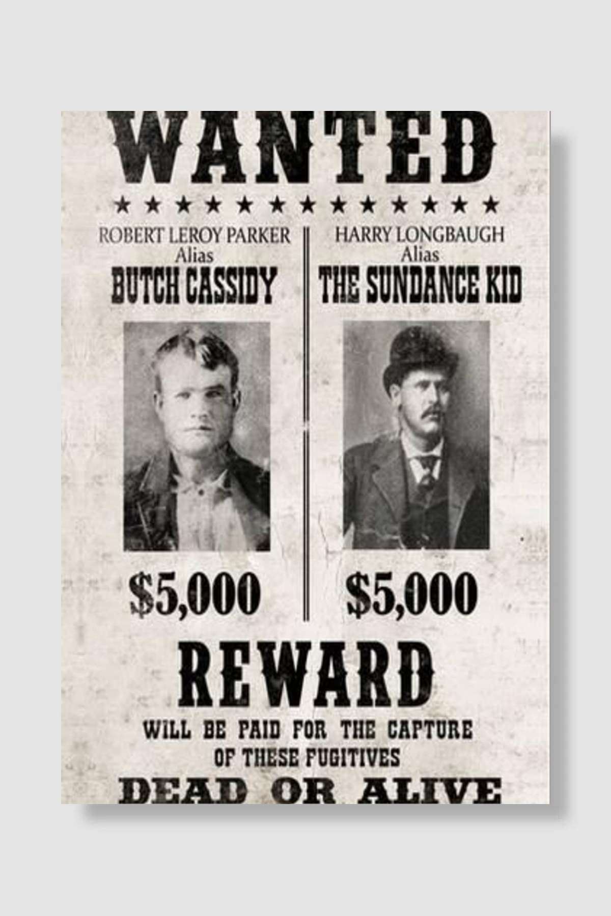 Sonsuz Ölüm - Butch Cassidy and the Sundance Kid Film Poster Çerçevesiz Yüksek Kalite Film Afiş Duvar Poster