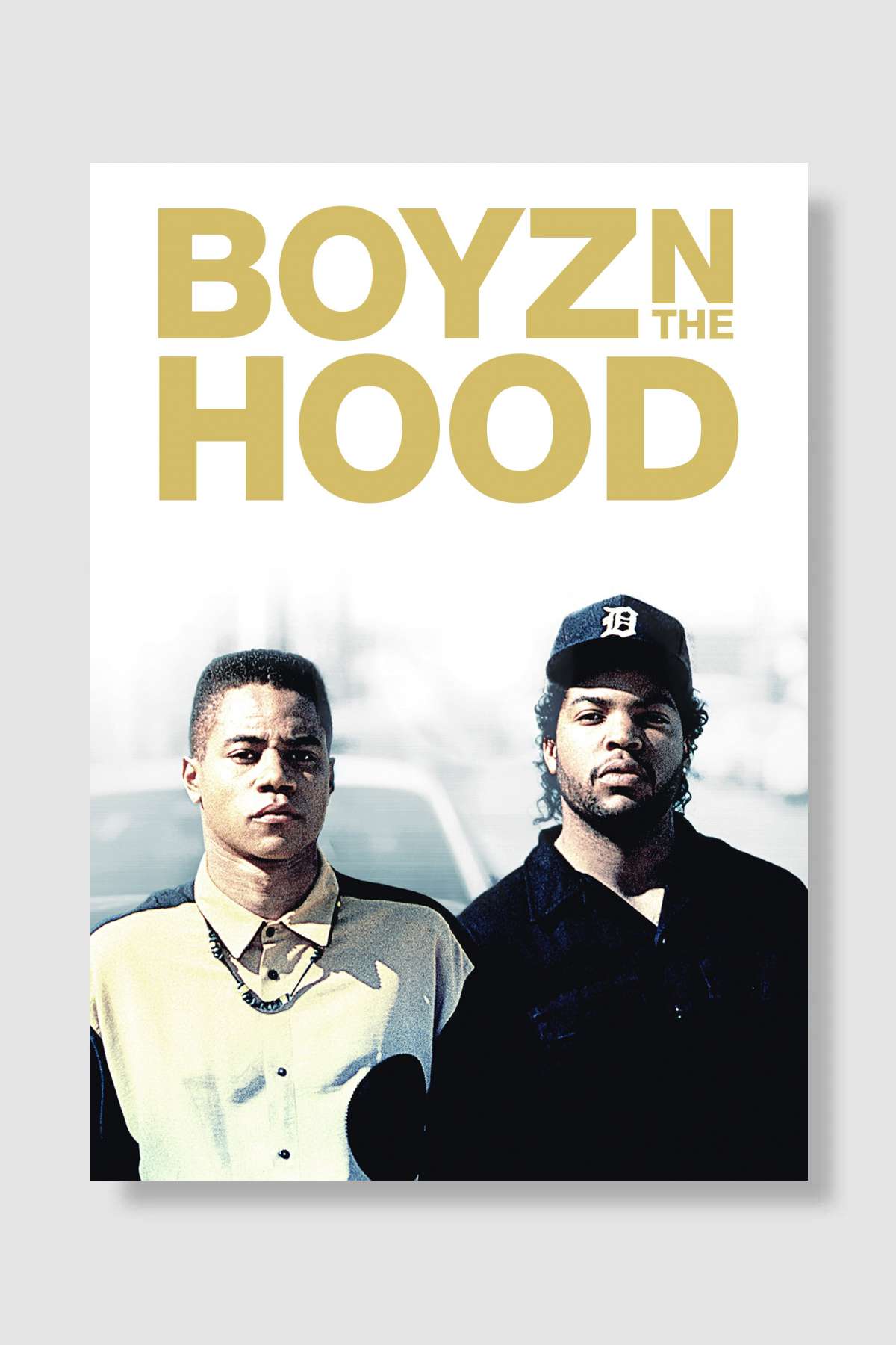 Artık Çocuk Değiller - Boyz n the Hood Film Poster Çerçevesiz Yüksek Kalite Film Afiş Duvar Poster