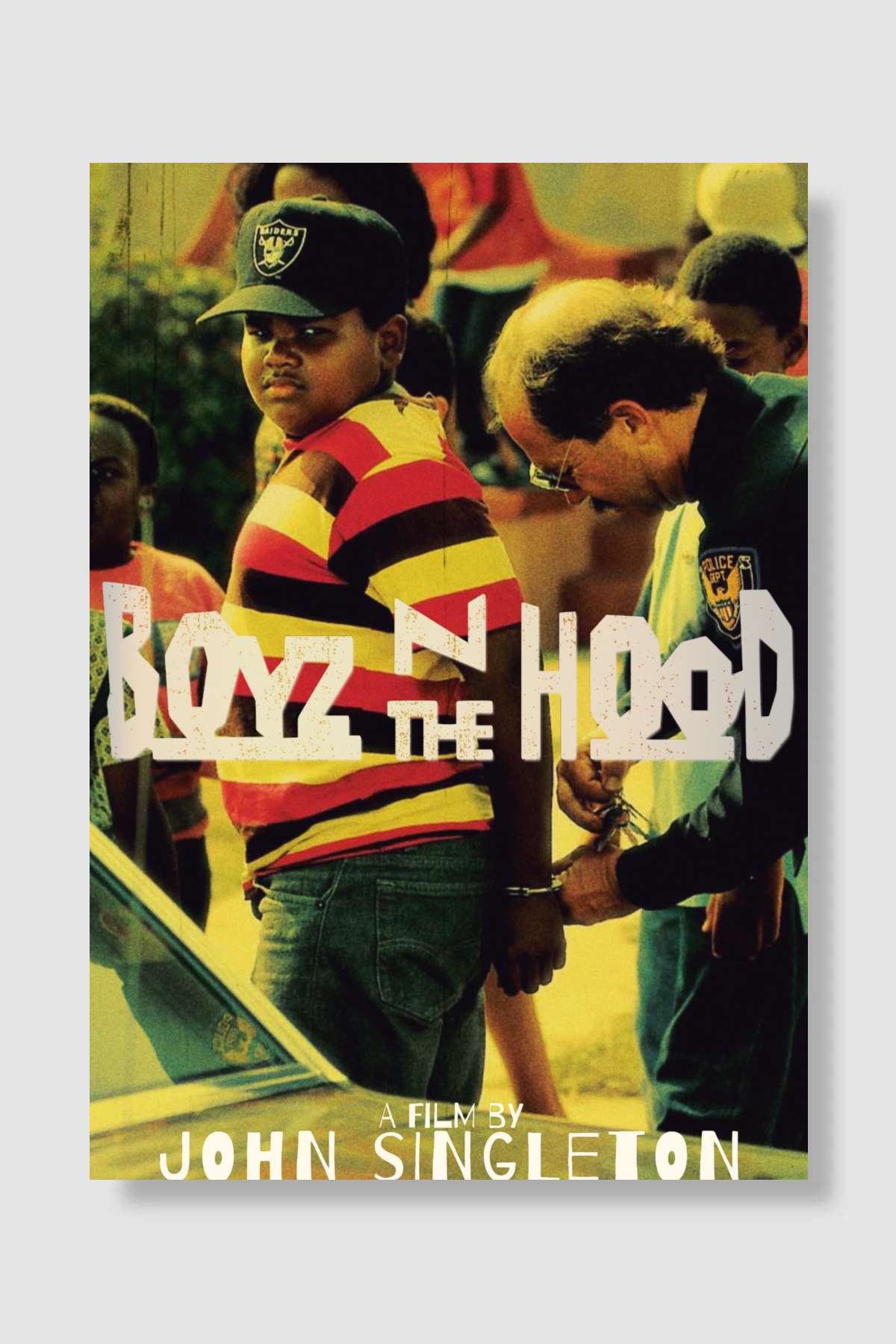 Artık Çocuk Değiller - Boyz n the Hood Film Poster Çerçevesiz Yüksek Kalite Film Afiş Duvar Poster