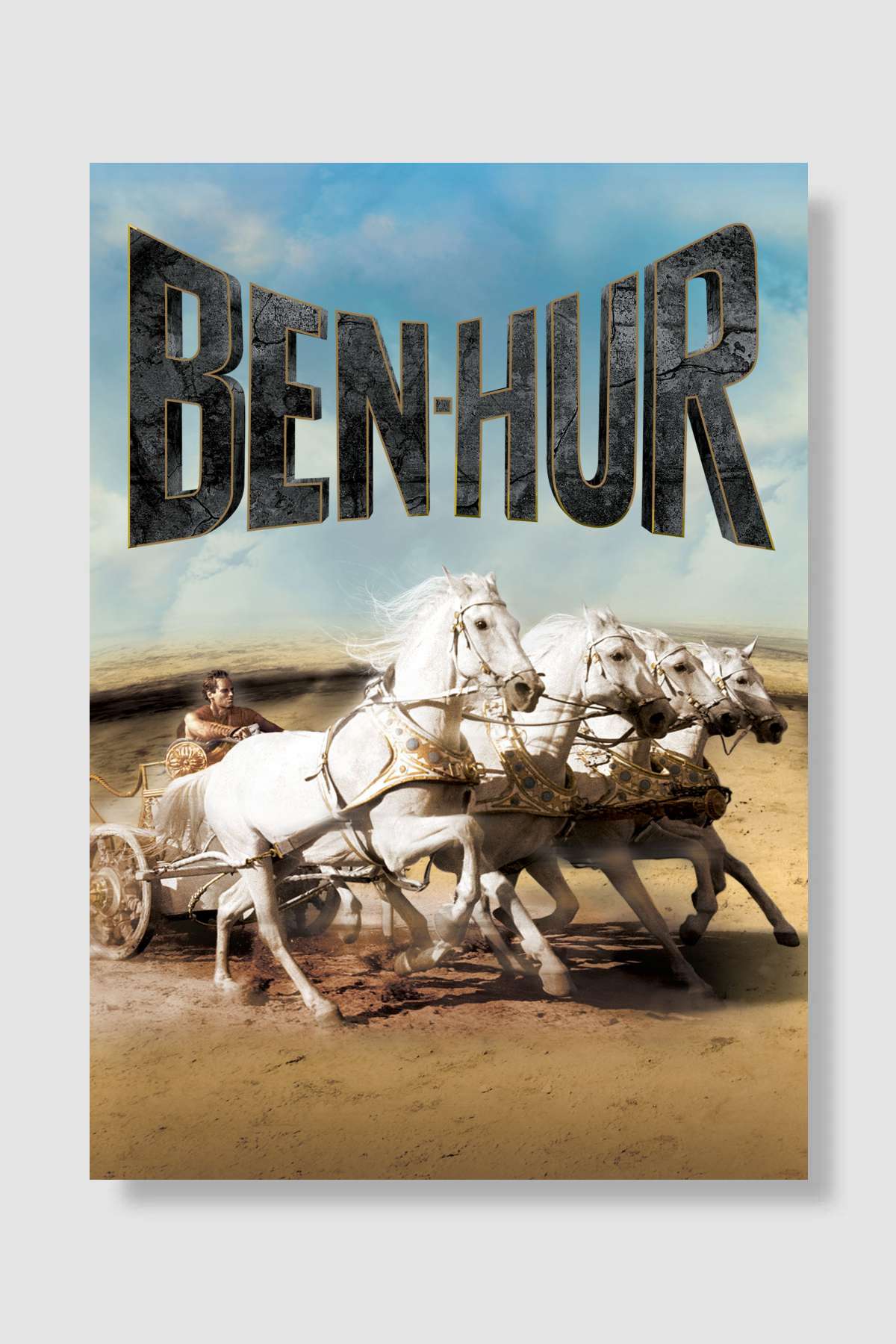 Ben Hur - Ben-Hur Film Poster Çerçevesiz Yüksek Kalite Film Afiş Duvar Poster