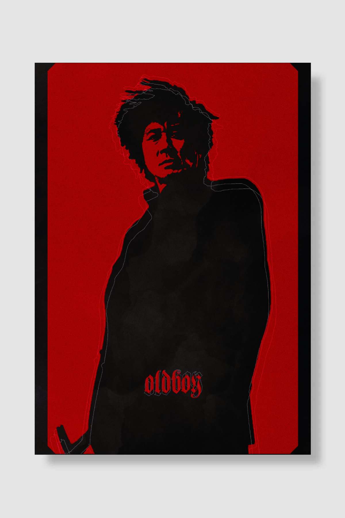 İhtiyar Delikanlı - 올드보이 Film Poster Çerçevesiz Yüksek Kalite Film Afiş Duvar Poster